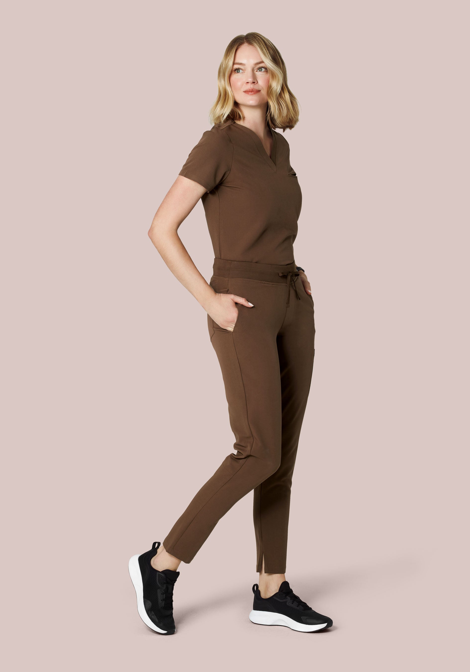One Pocket Top Chocolate Brown