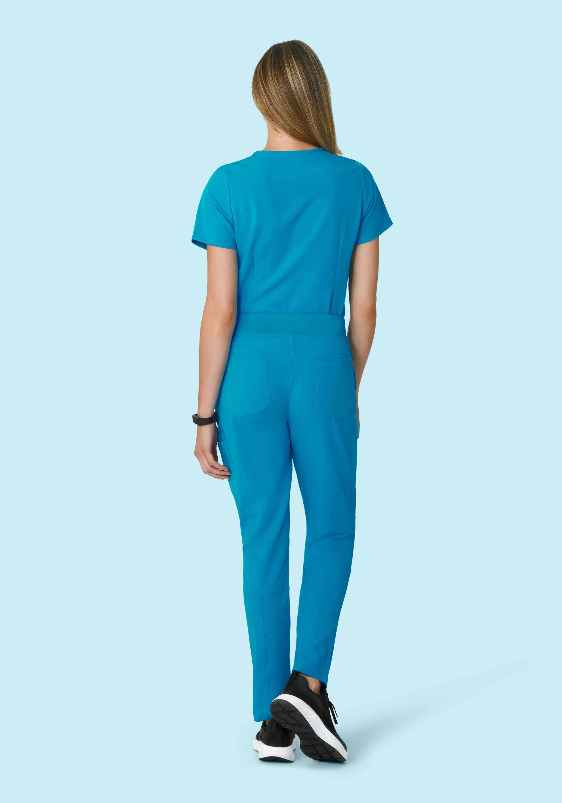 6 Pocket Slim Pants Azure