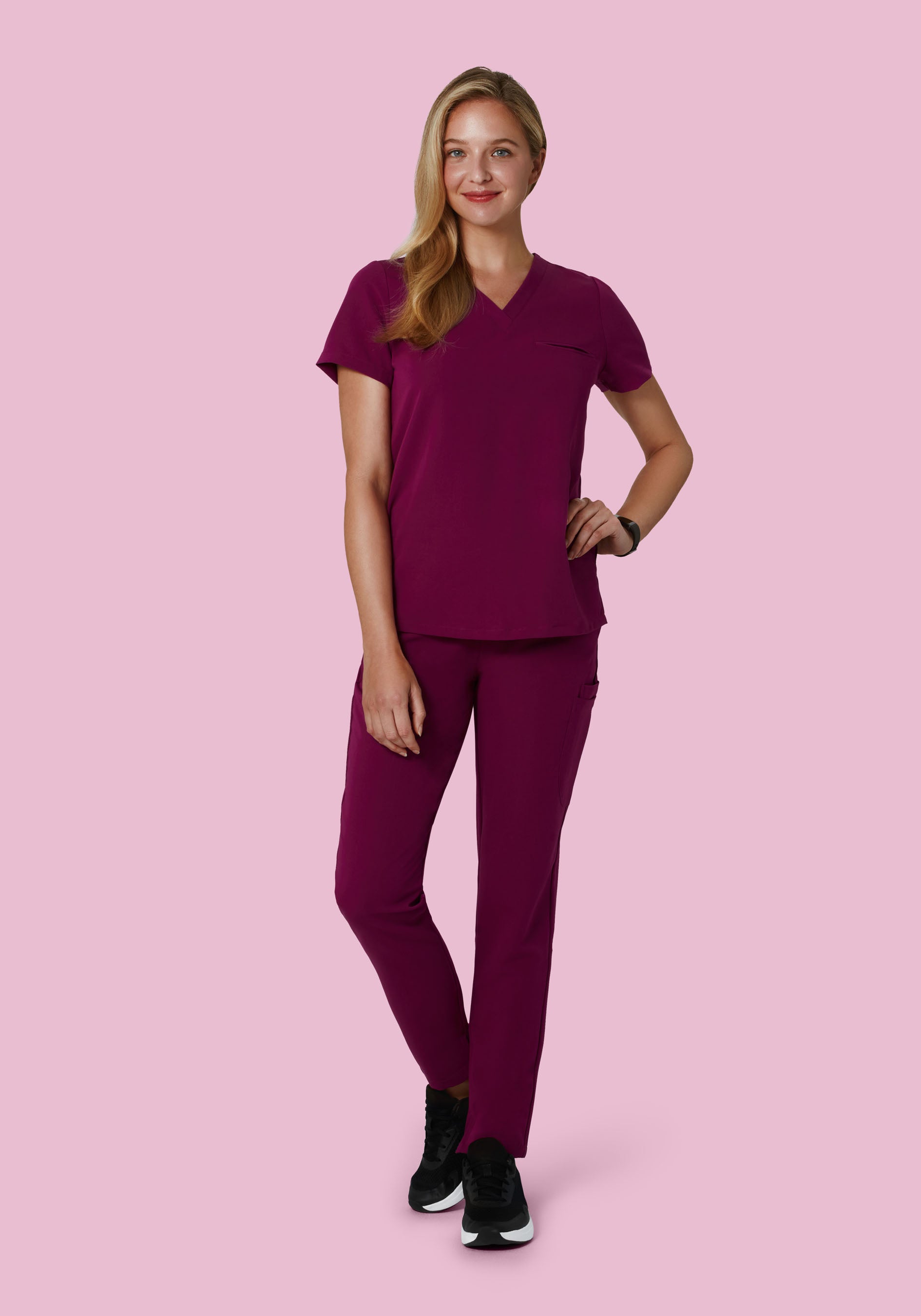 6 Pocket Slim Pants Sangria
