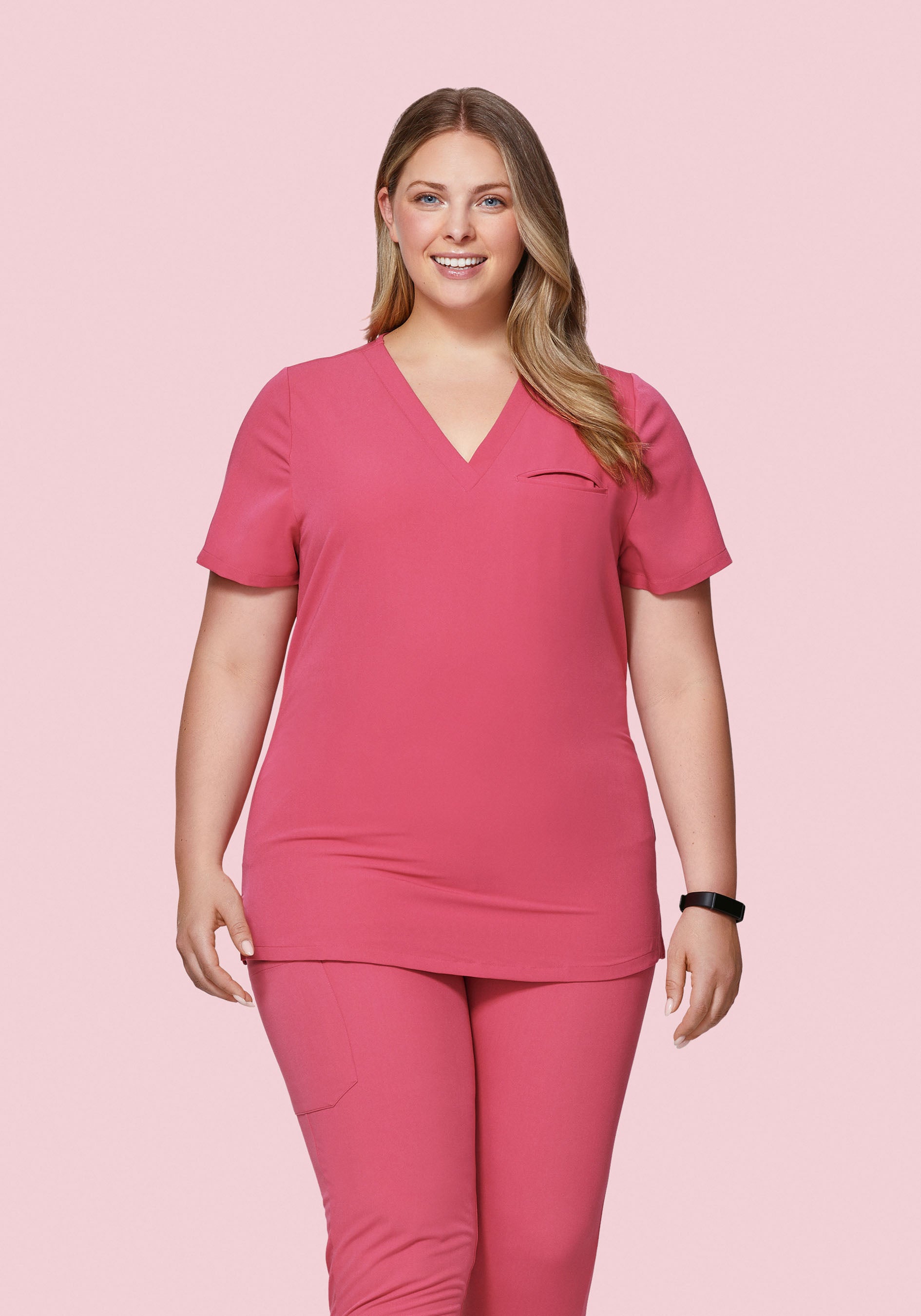 One Pocket Top Jaipur Pink