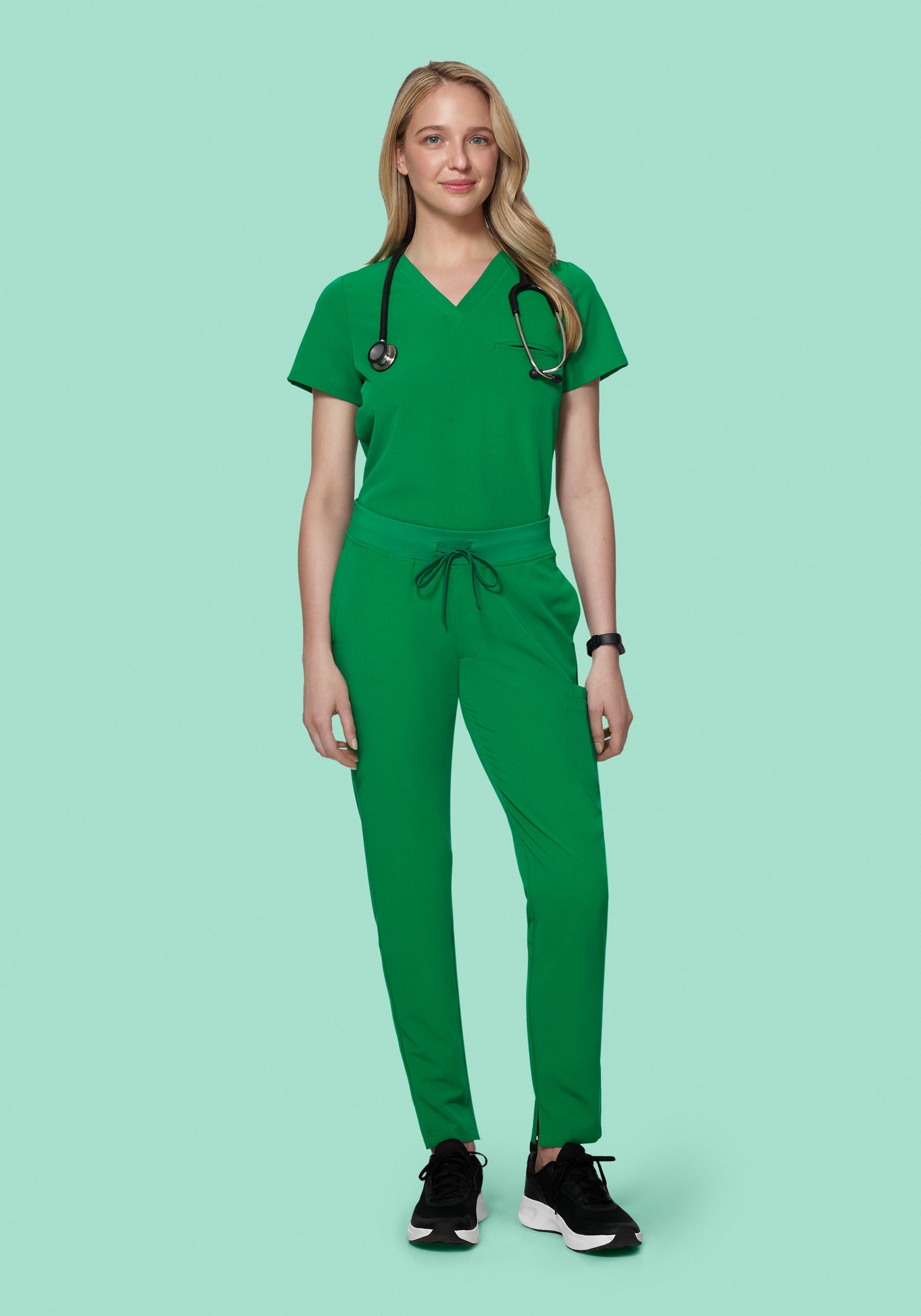 6 Pocket Slim Pants Emerald