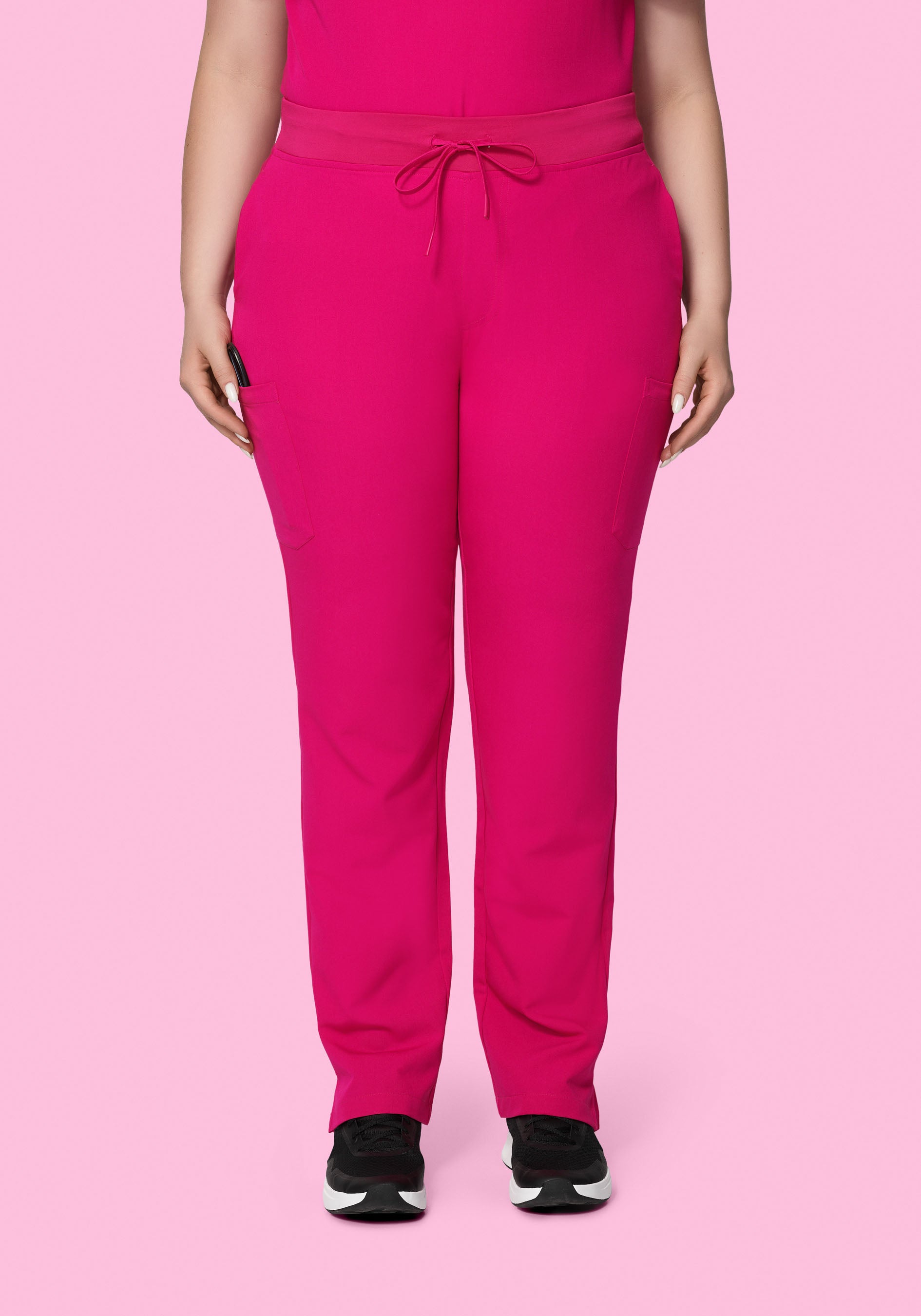 9 Pocket Cargo Pants Raspberry