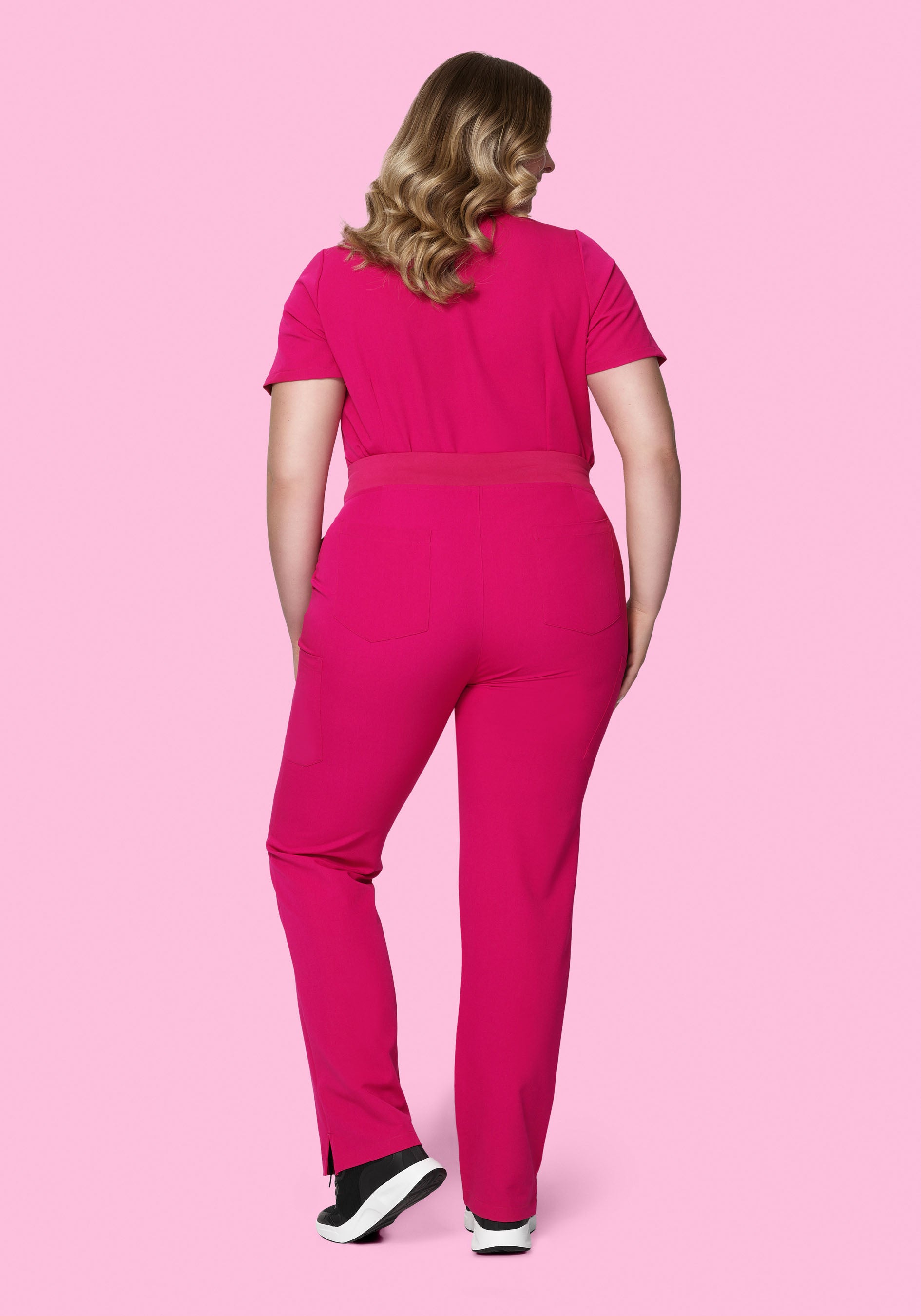 9 Pocket Cargo Pants Raspberry