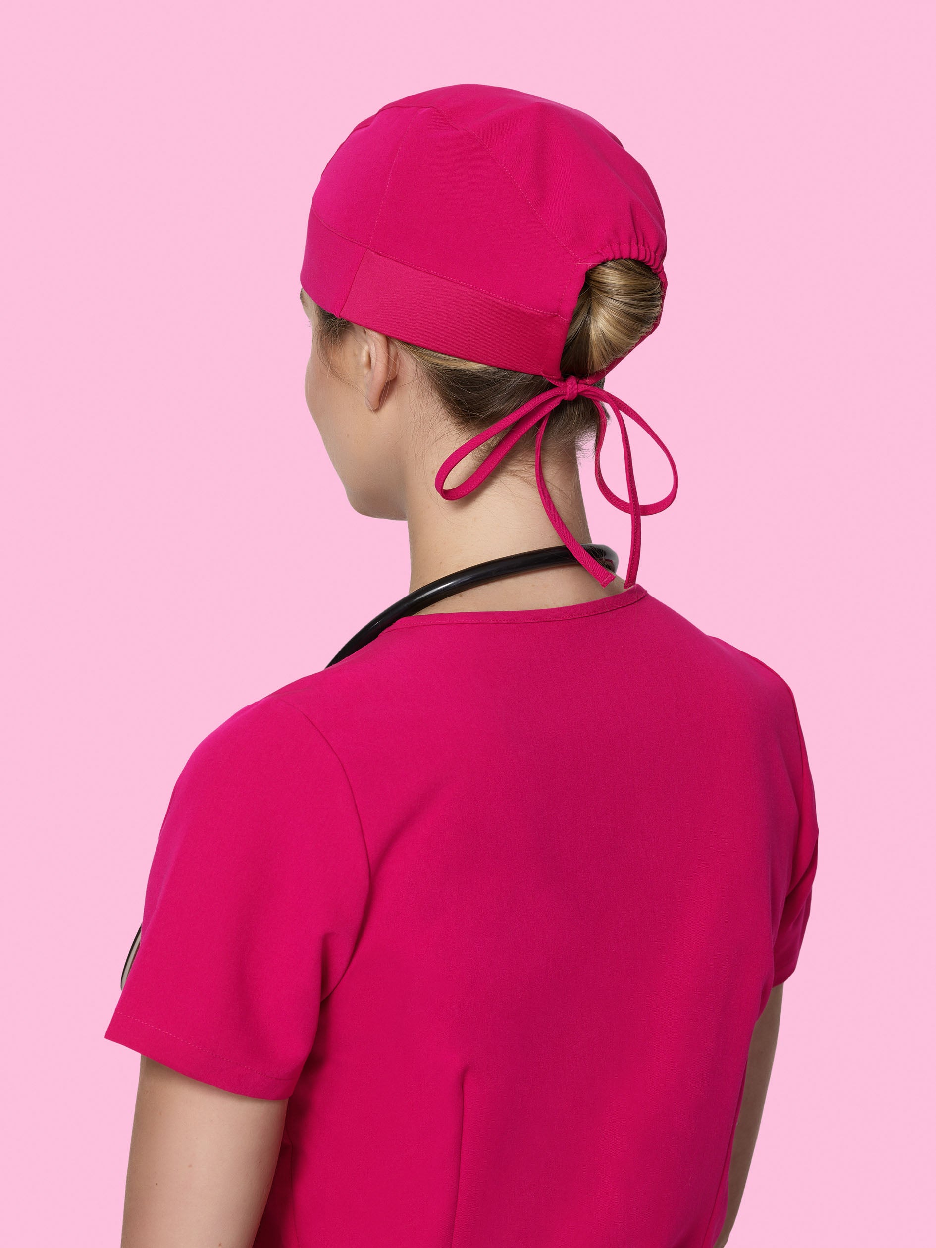 Contemporary Scrub Cap Raspberry