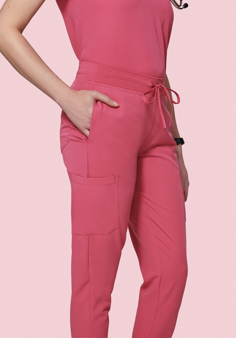 9 Pocket Joggers Jaipur Pink