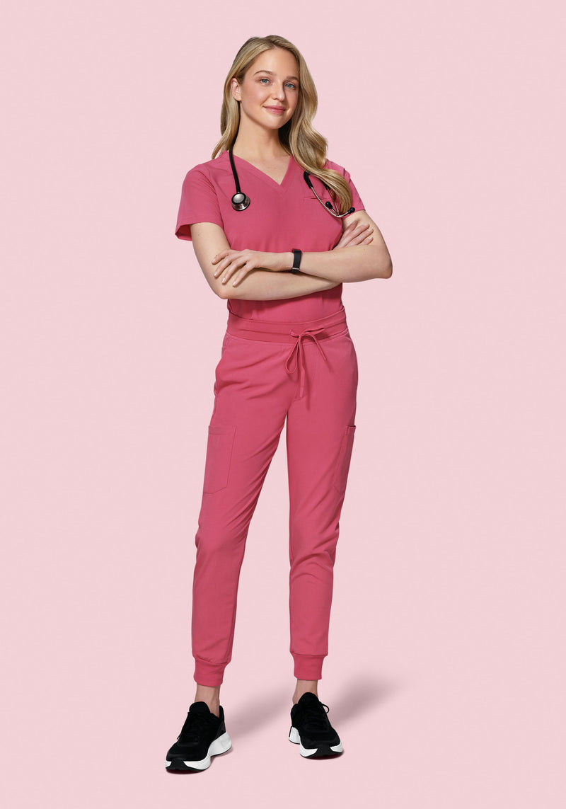 9 Pocket Joggers Jaipur Pink