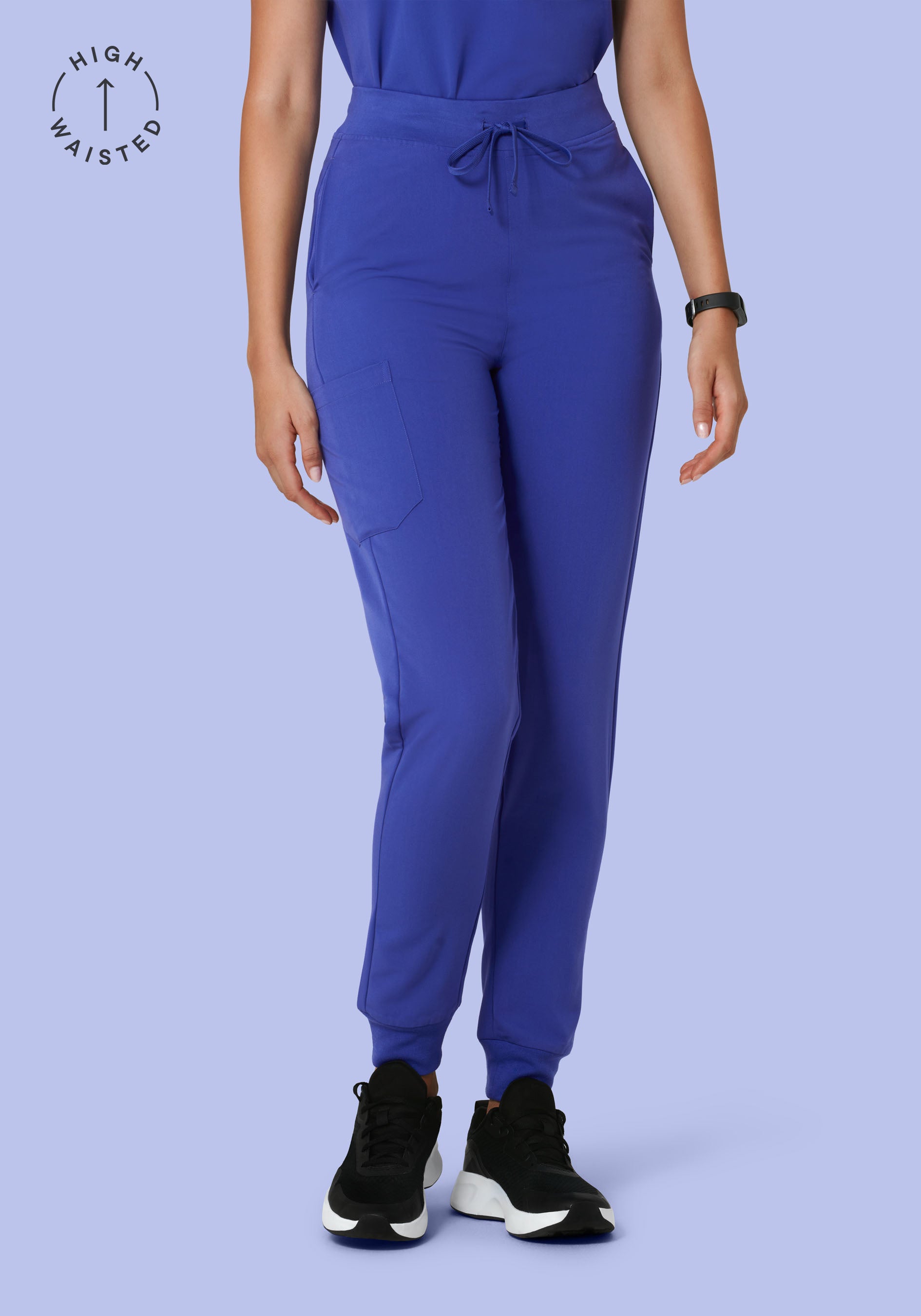 High Waisted Joggers Very Peri