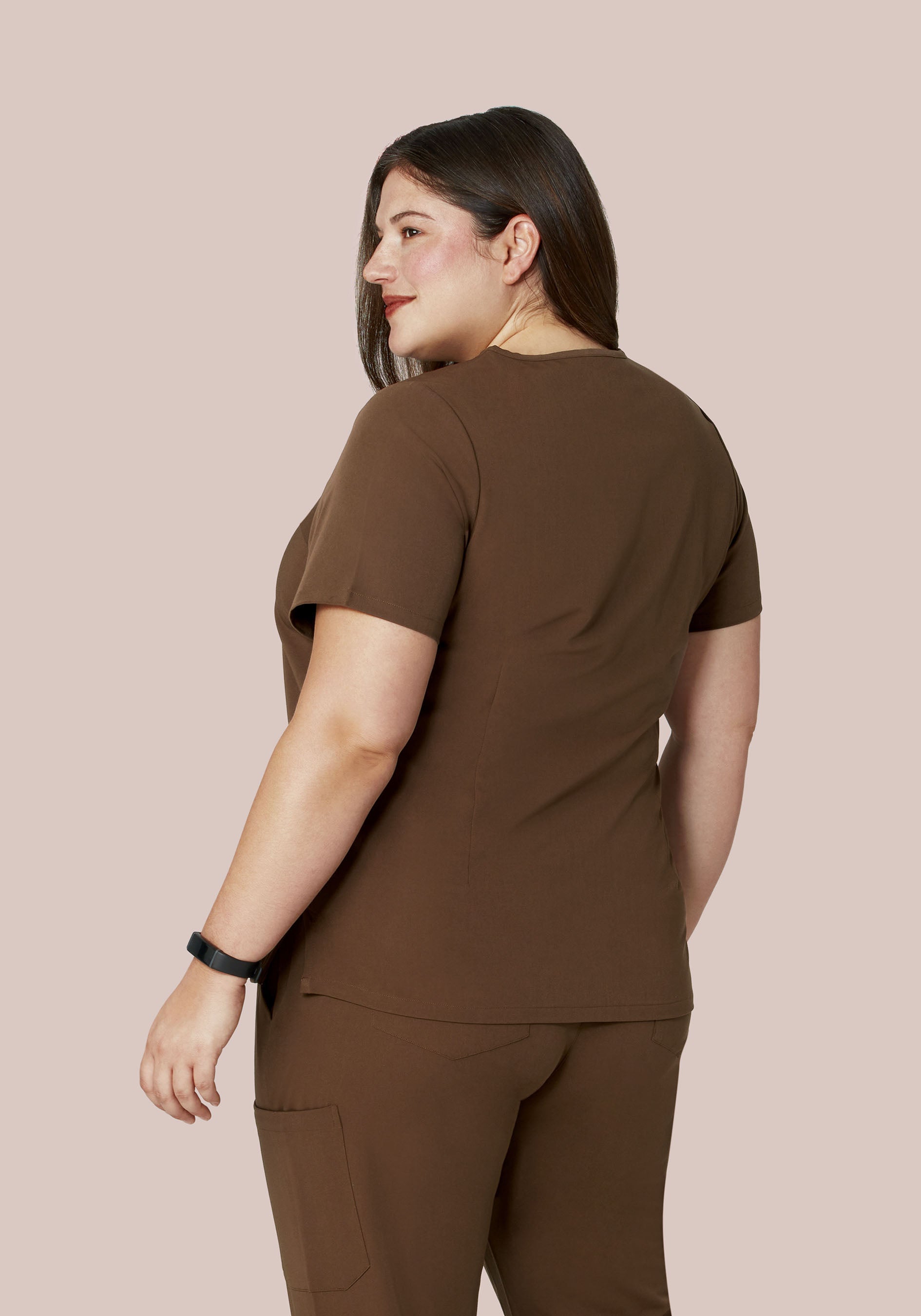 6 Pocket Top Chocolate Brown