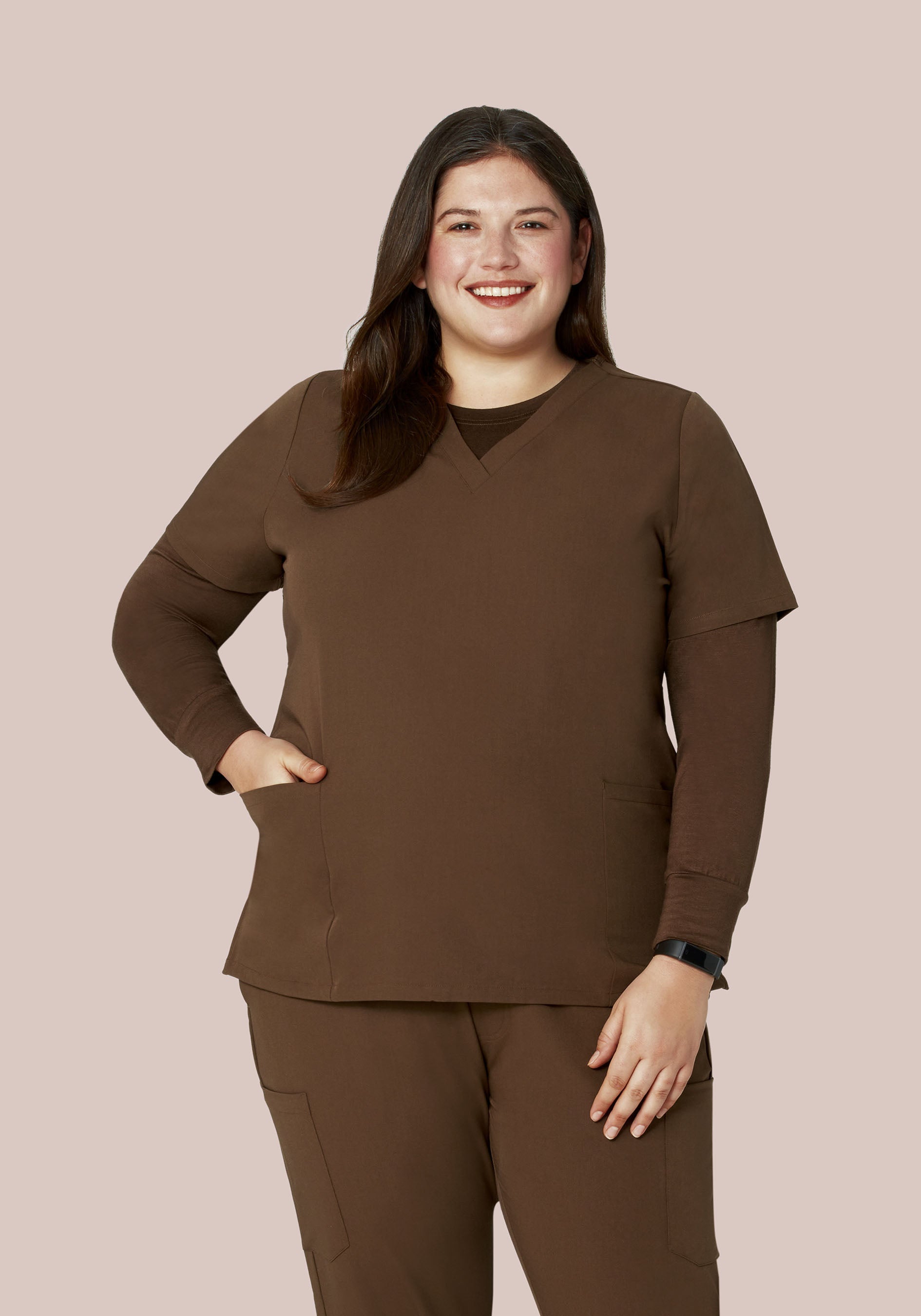 Women's Underscrubs Chocolate Brown