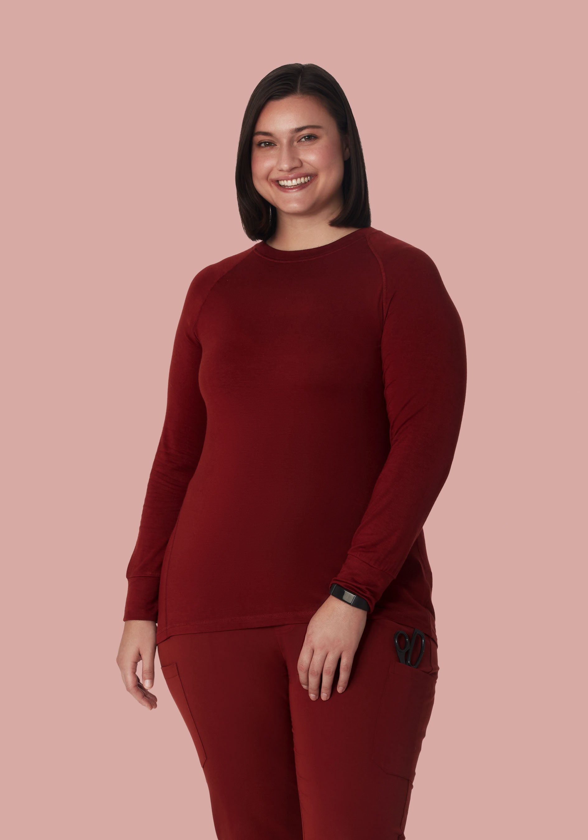 Women's Underscrubs Fired Brick