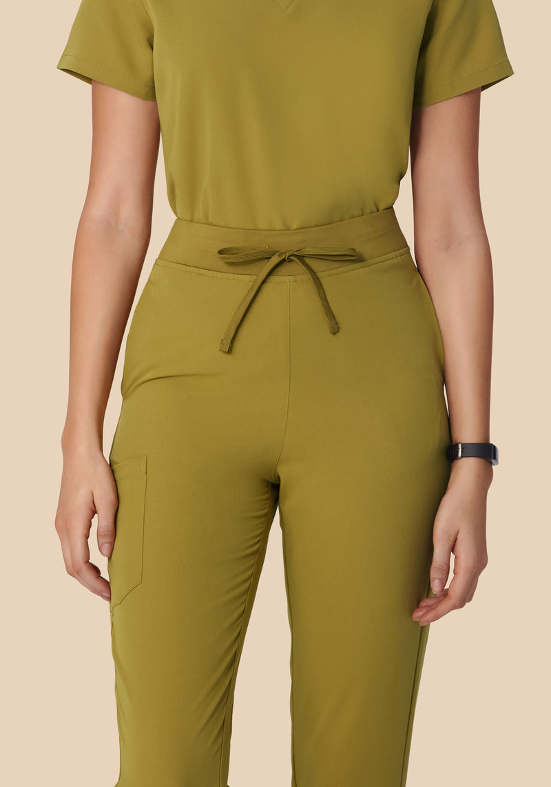 High Waisted Joggers Pistachio