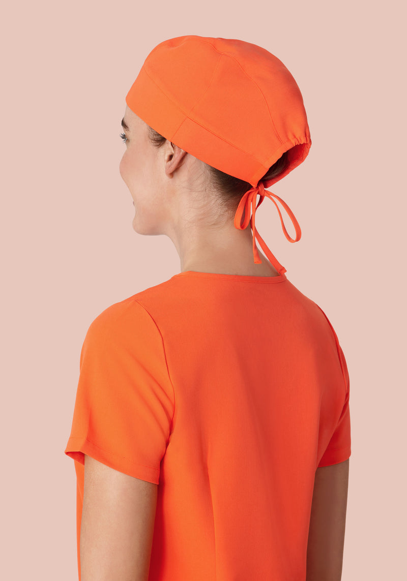 Contemporary Scrub Cap Neon Orange