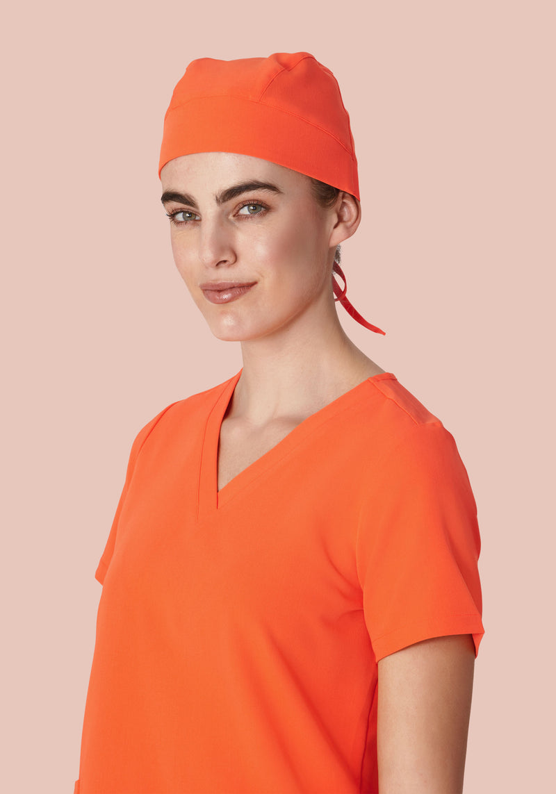 Contemporary Scrub Cap Neon Orange