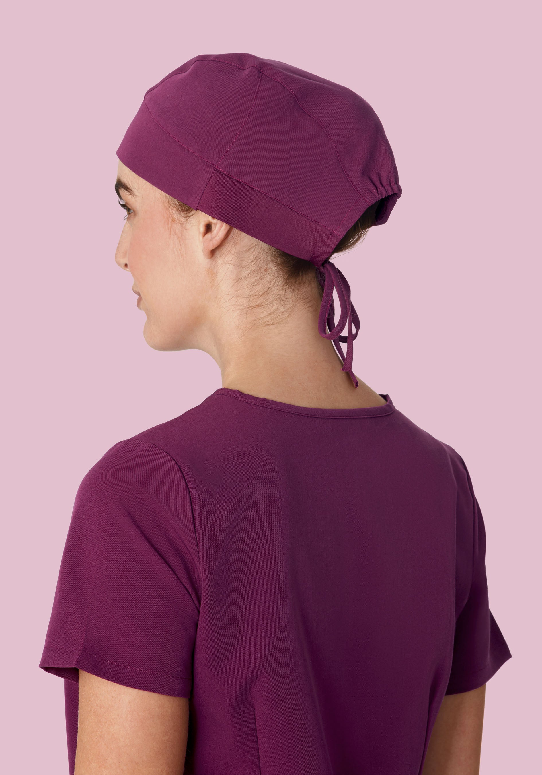 Contemporary Scrub Cap Plum