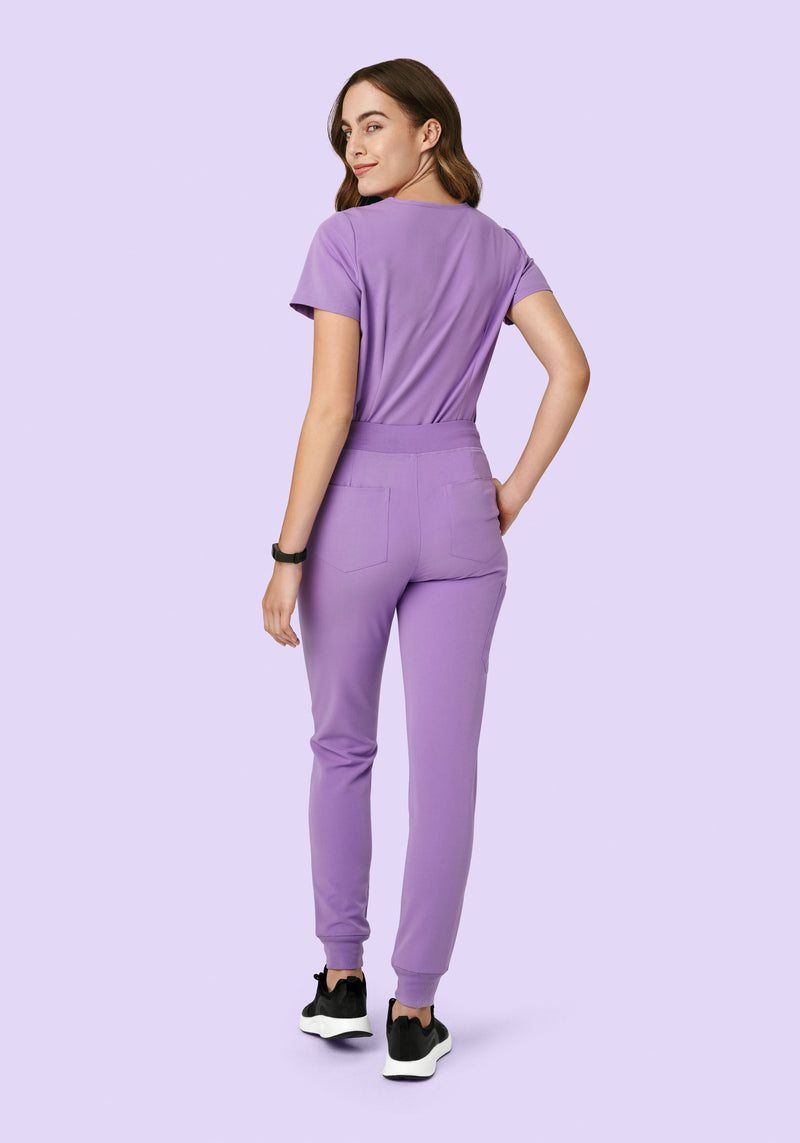 High Waisted Joggers Lavender