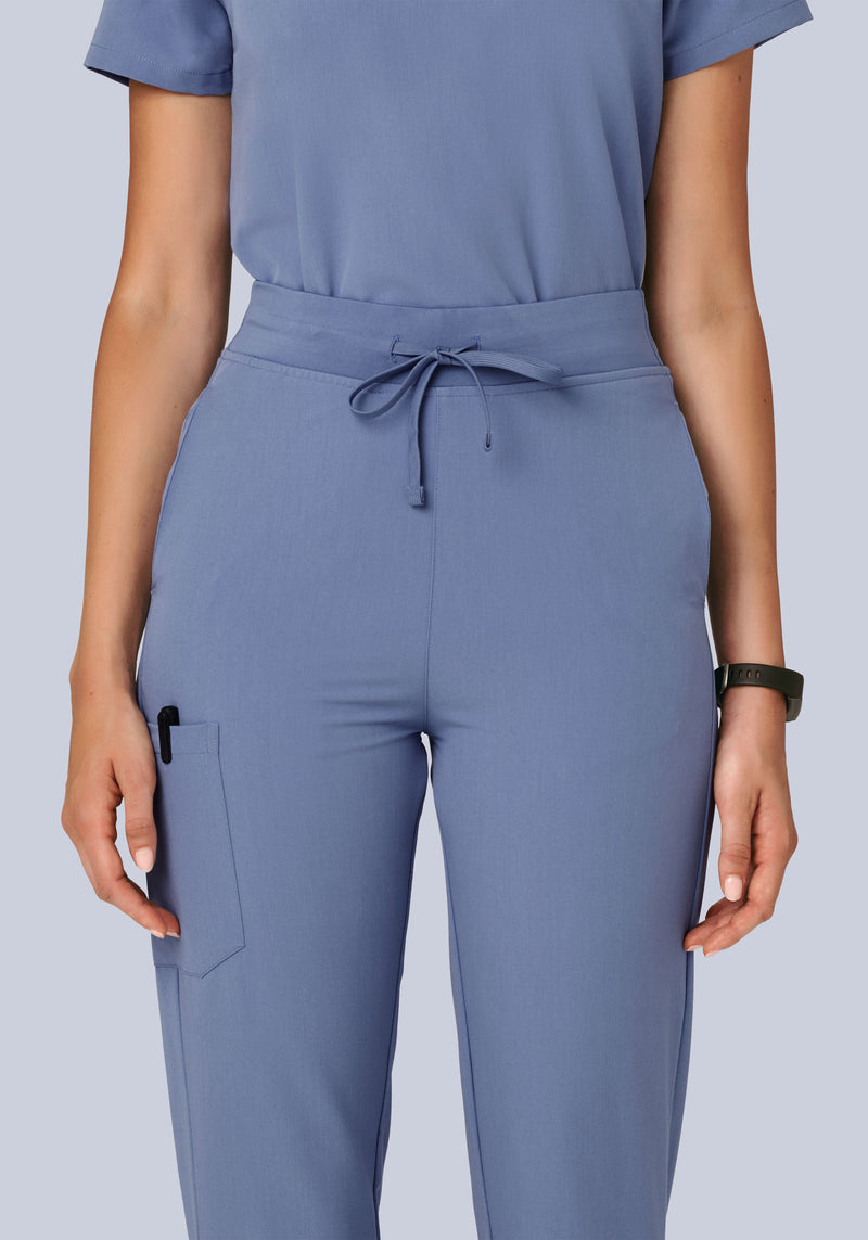 High Waisted Joggers Periwinkle