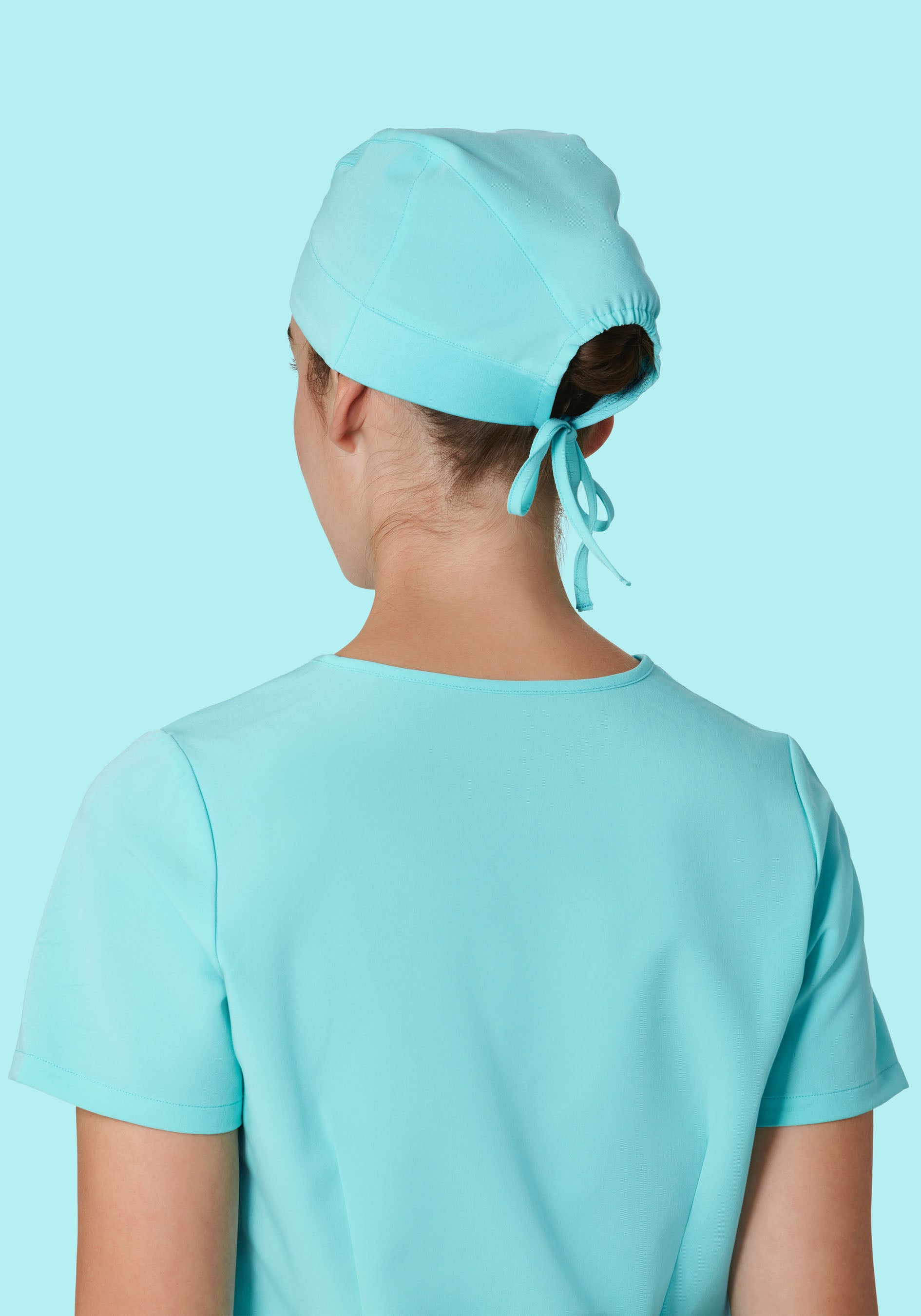 Contemporary Scrub Cap Aqua