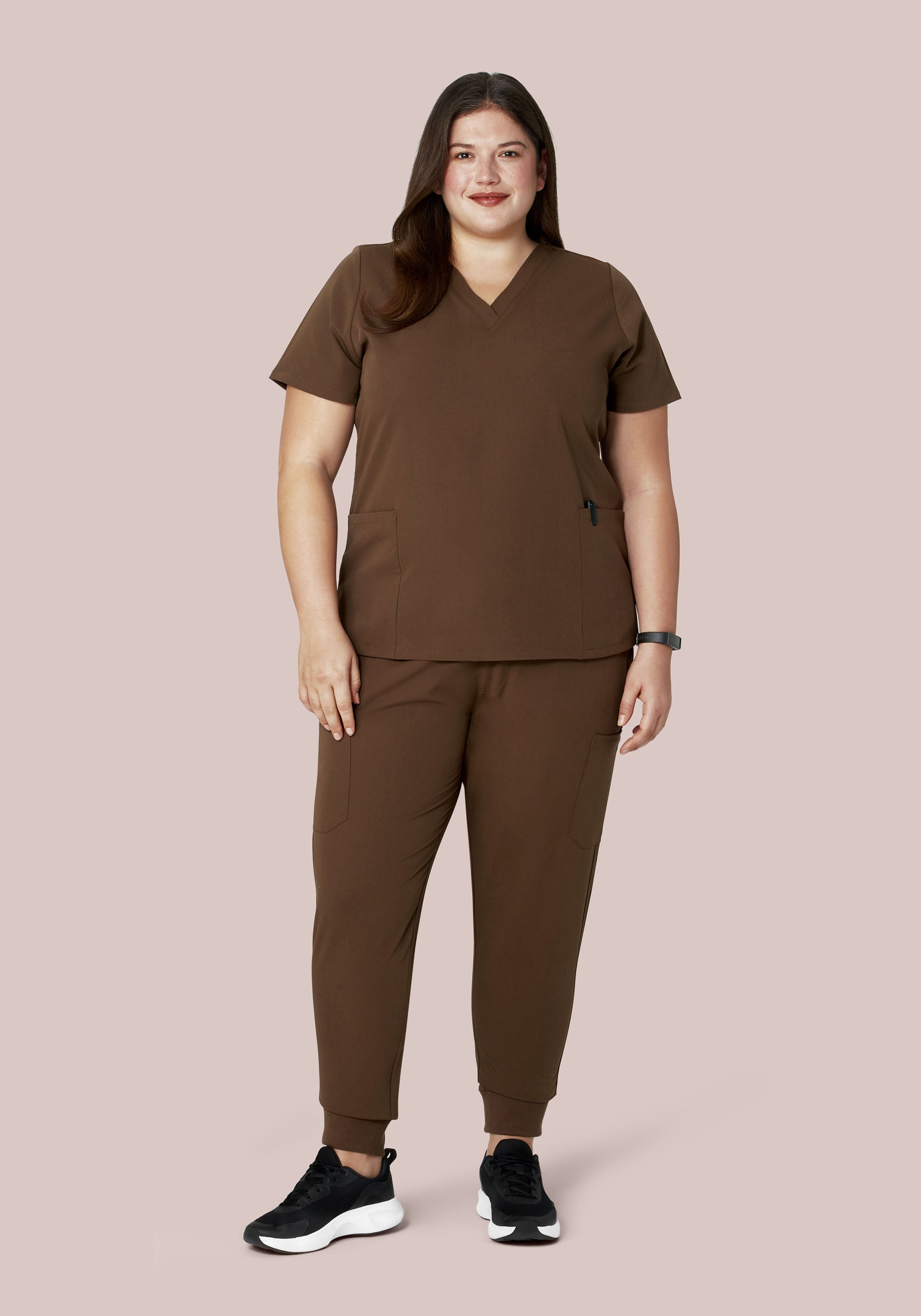 9 Pocket Joggers Chocolate Brown
