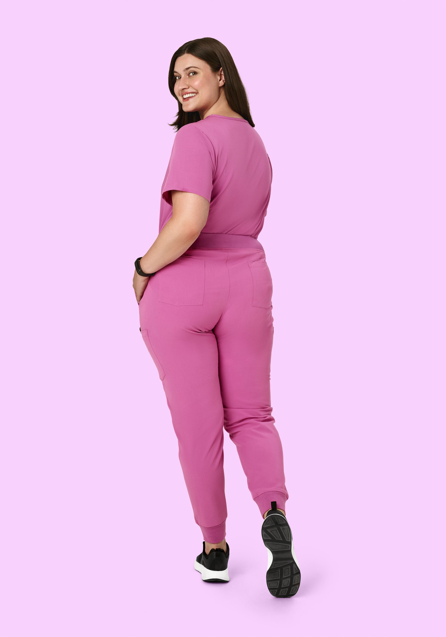 9 Pocket Joggers Dahlia