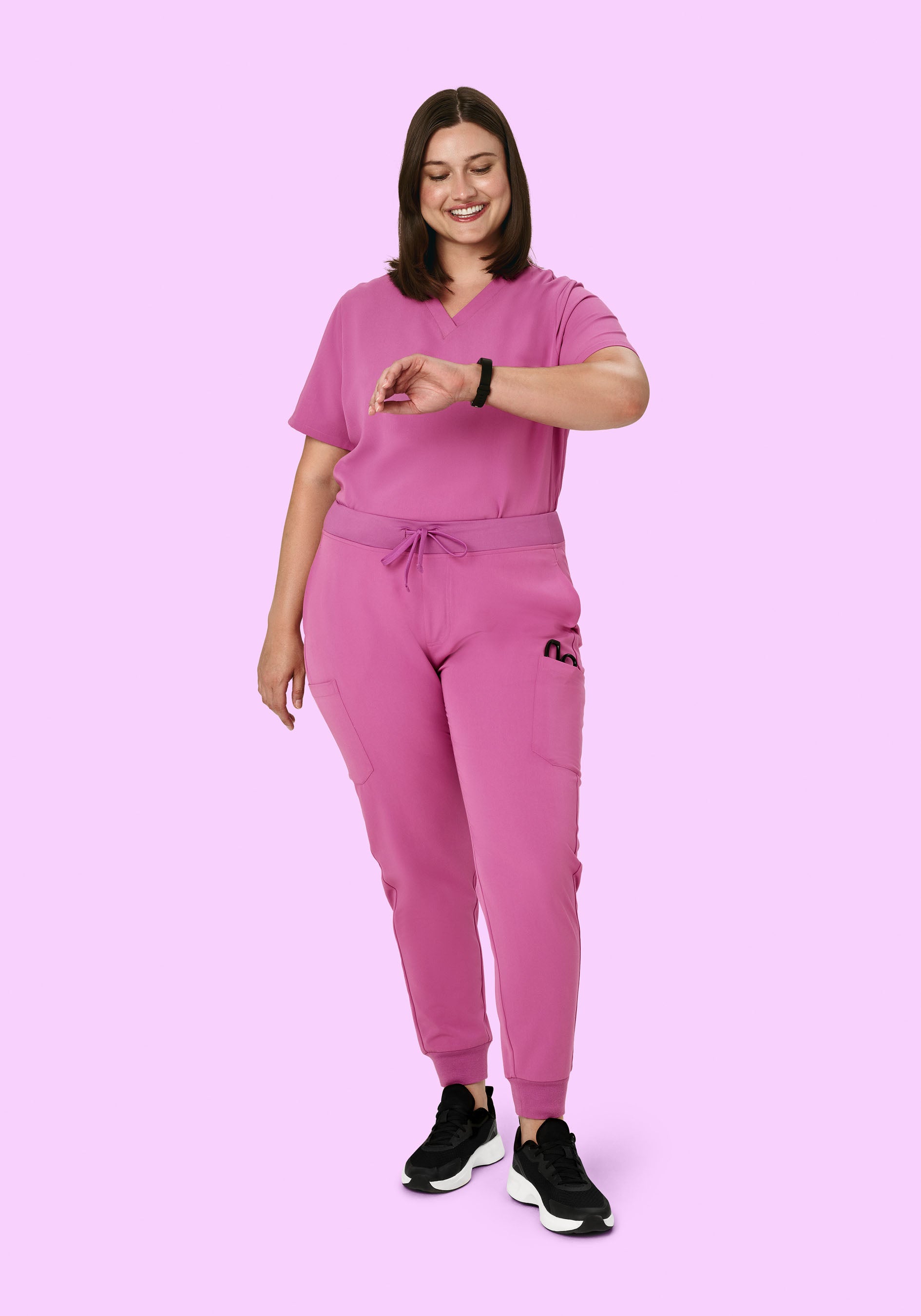 9 Pocket Joggers Dahlia