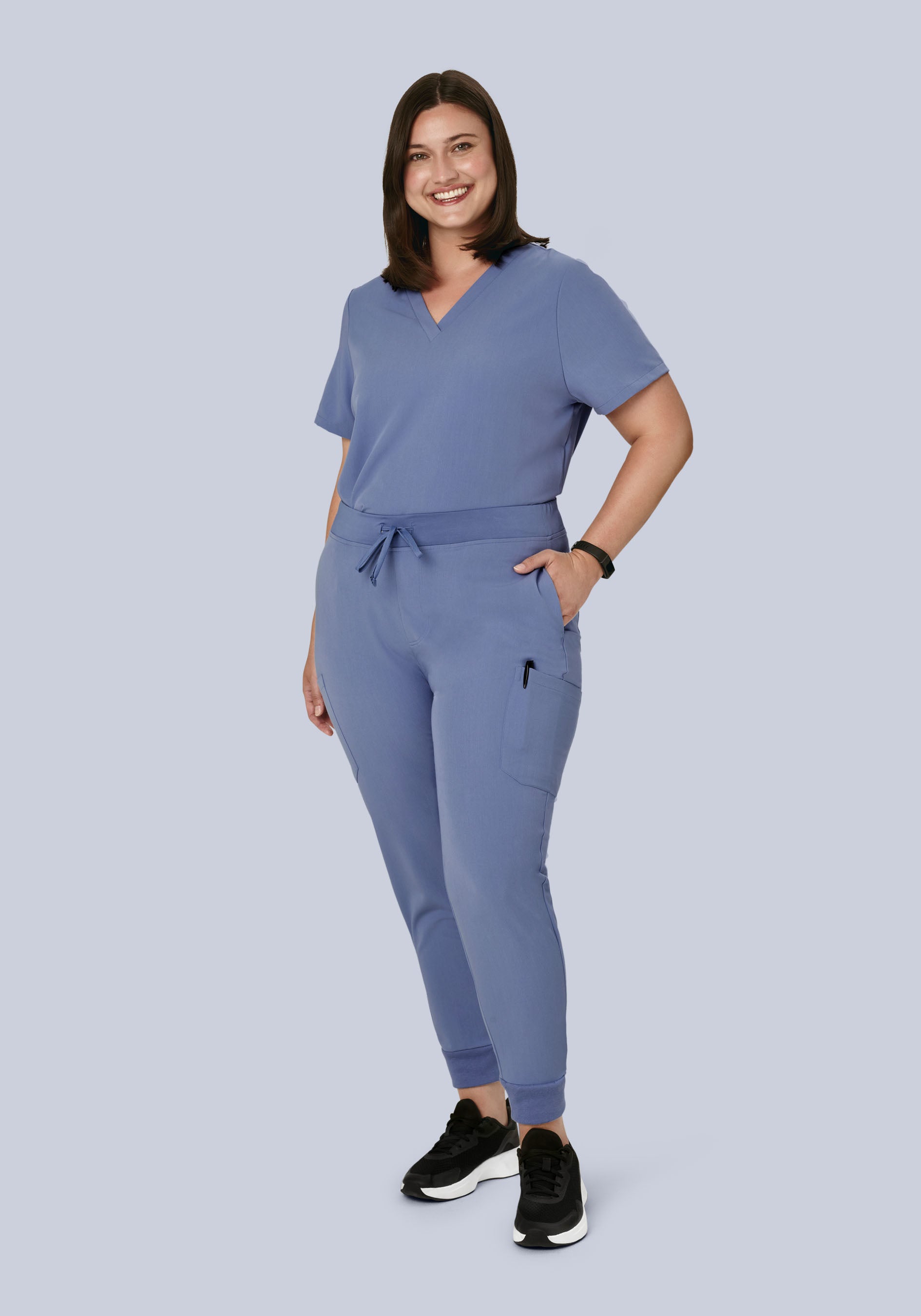 9 Pocket Joggers Periwinkle