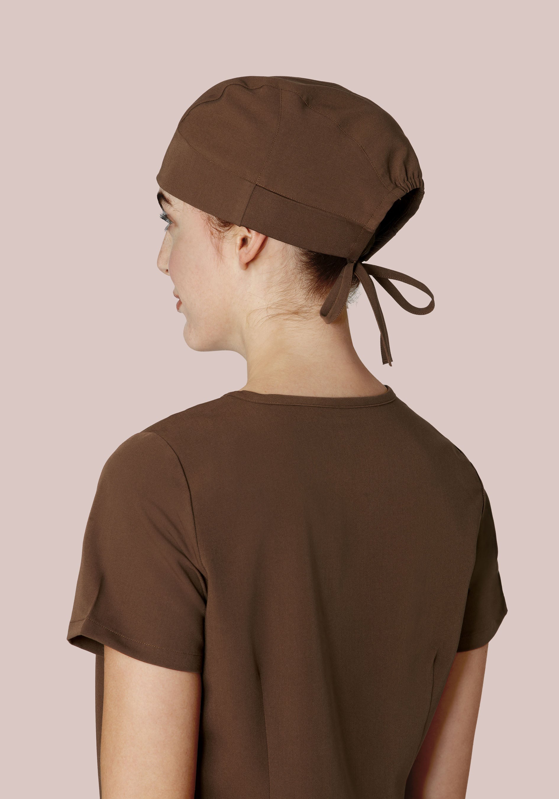 Contemporary Scrub Cap Chocolate Brown