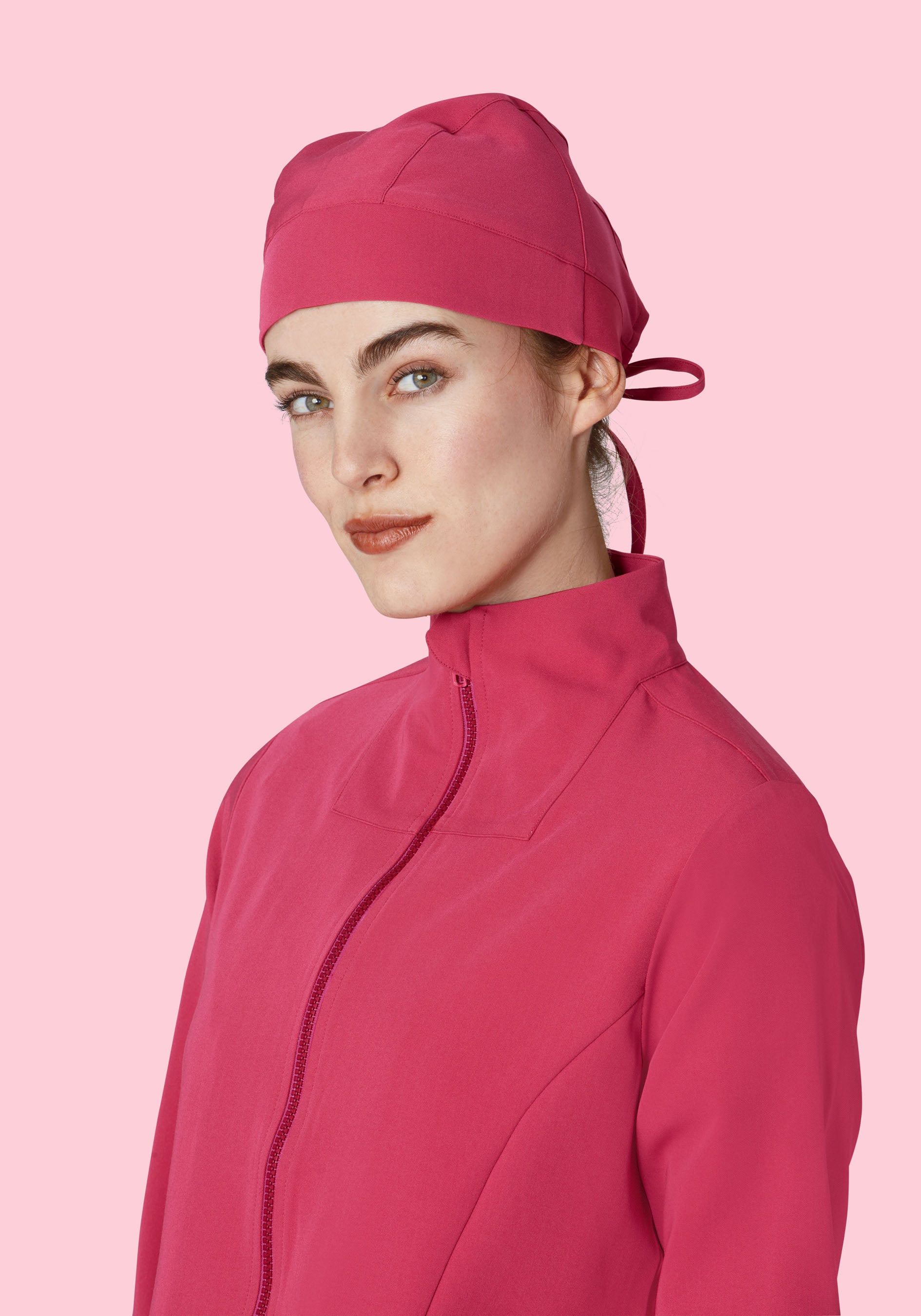 Contemporary Scrub Cap Deep Magenta