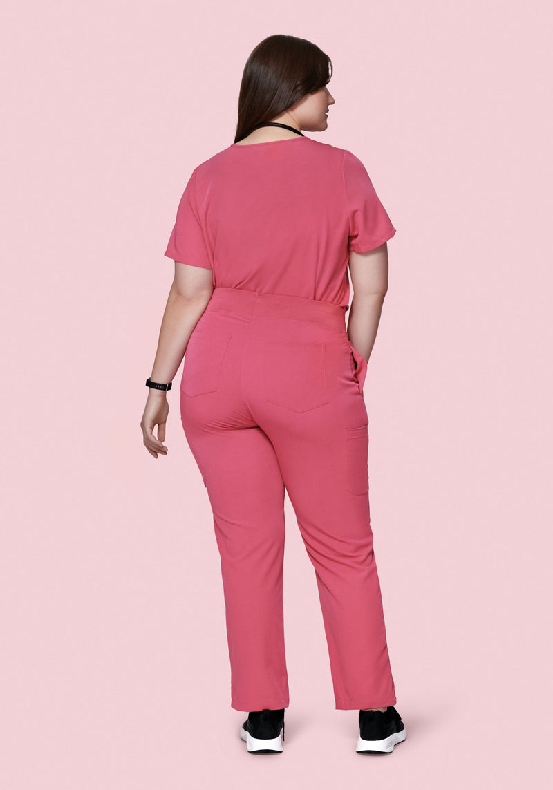 9 Pocket Cargo Pants Jaipur Pink