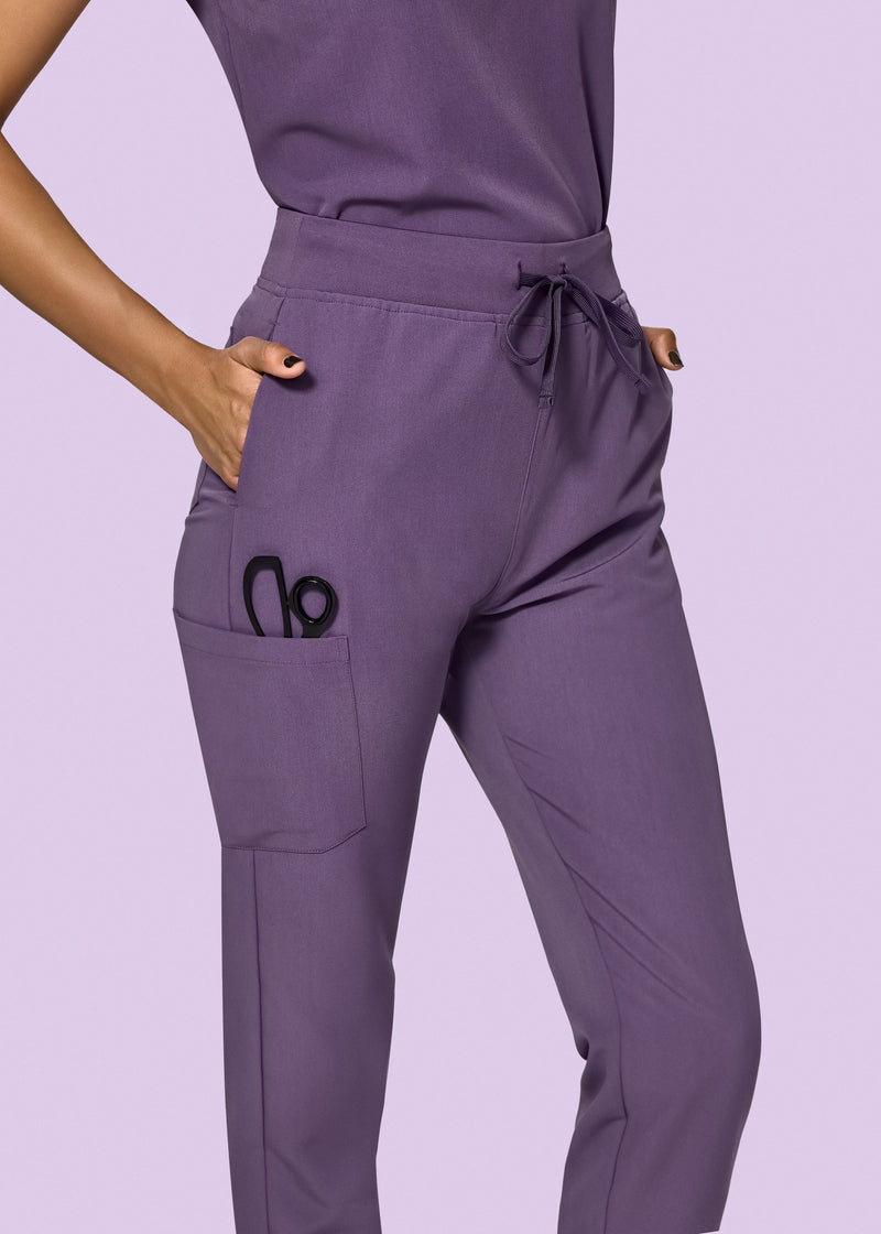 High Waisted Joggers Dewberry