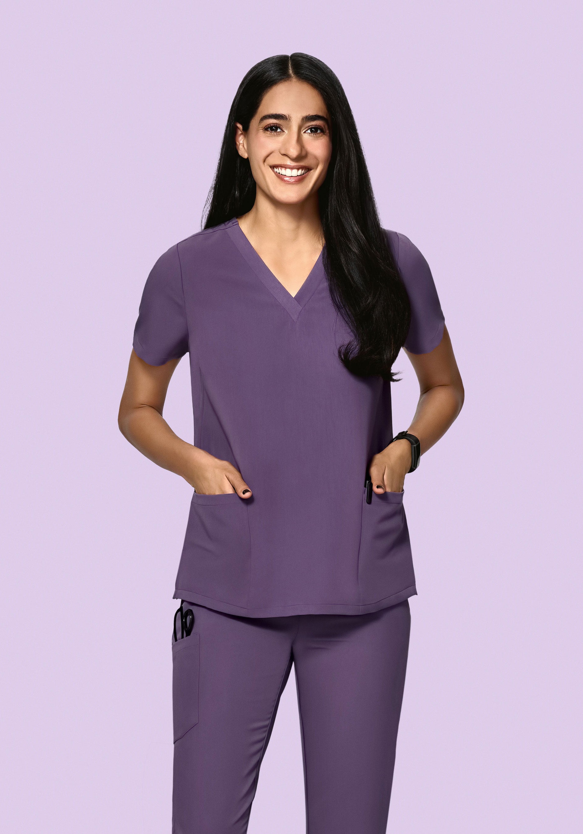 6 Pocket Top Dewberry Mandala Scrubs 6 Pocket Top Dewberry Mandala Scrubs