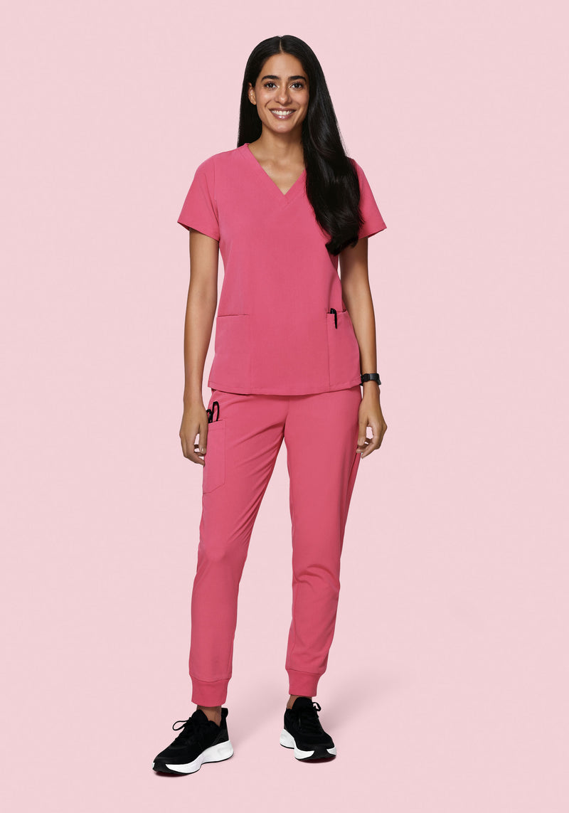 6 Pocket Top Jaipur Pink