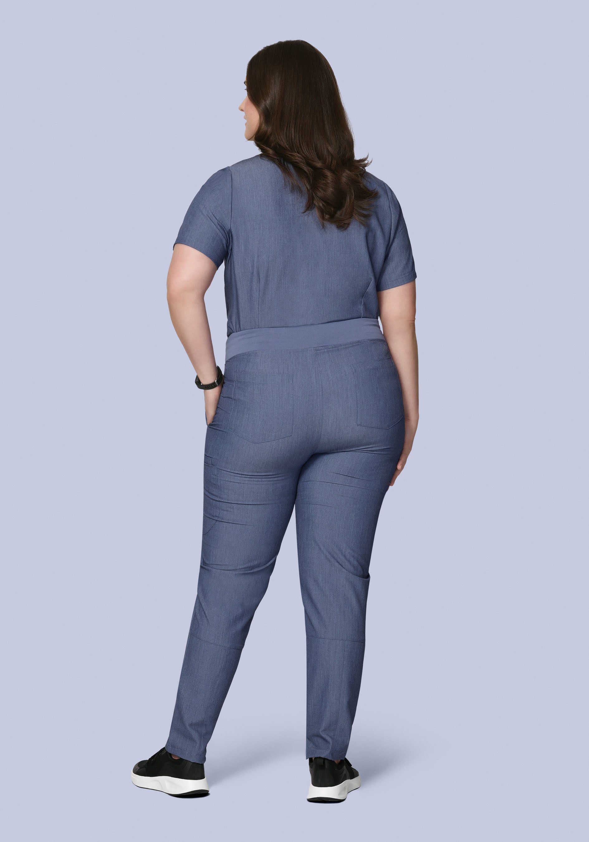 6 Pocket Slim Pants Heather Denim