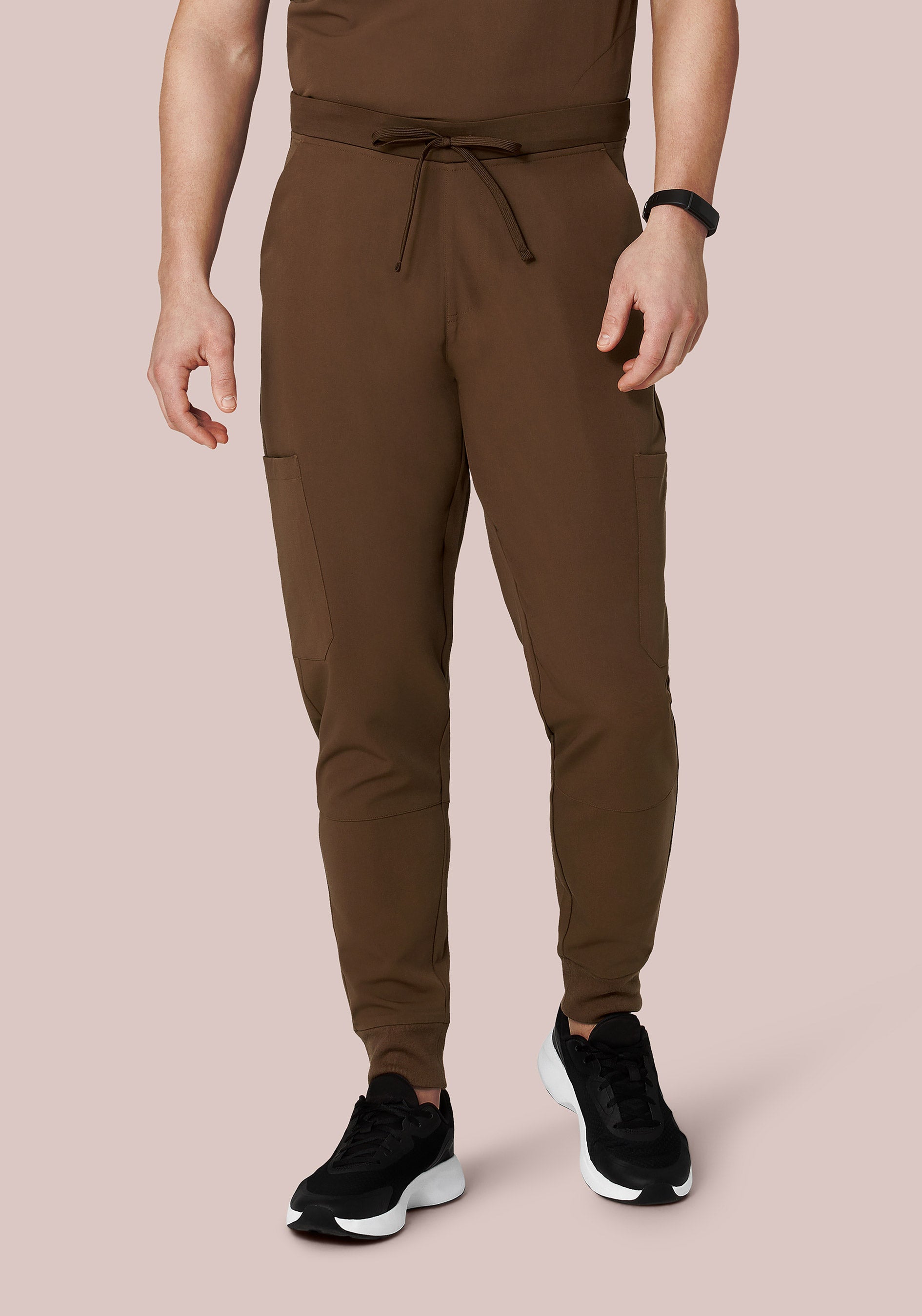 7 Pocket Joggers Chocolate Brown