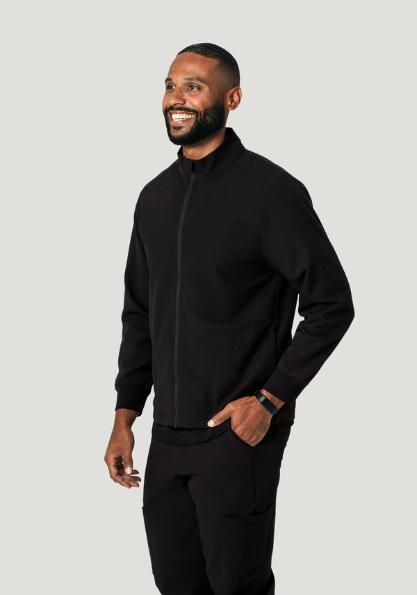 Men's Modern Scrub Jacket Black