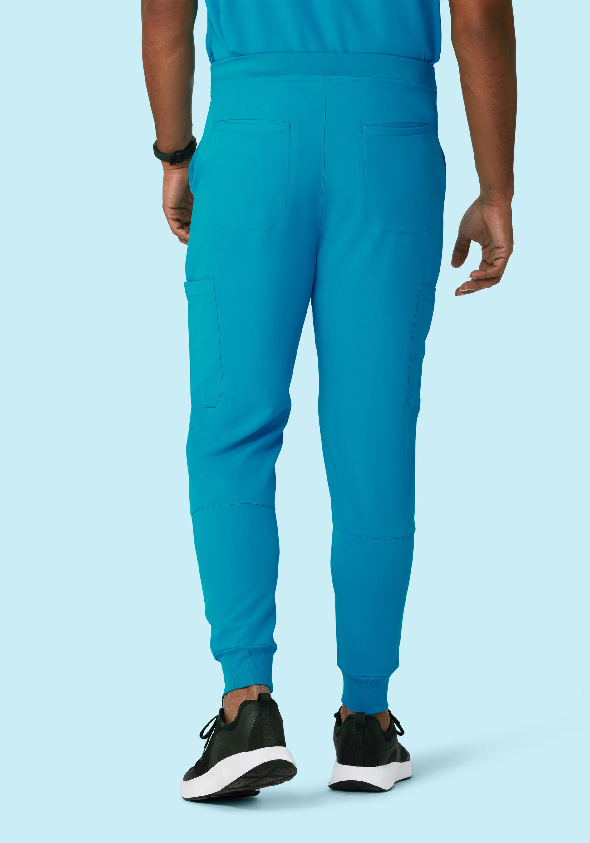 7 Pocket Joggers Azure