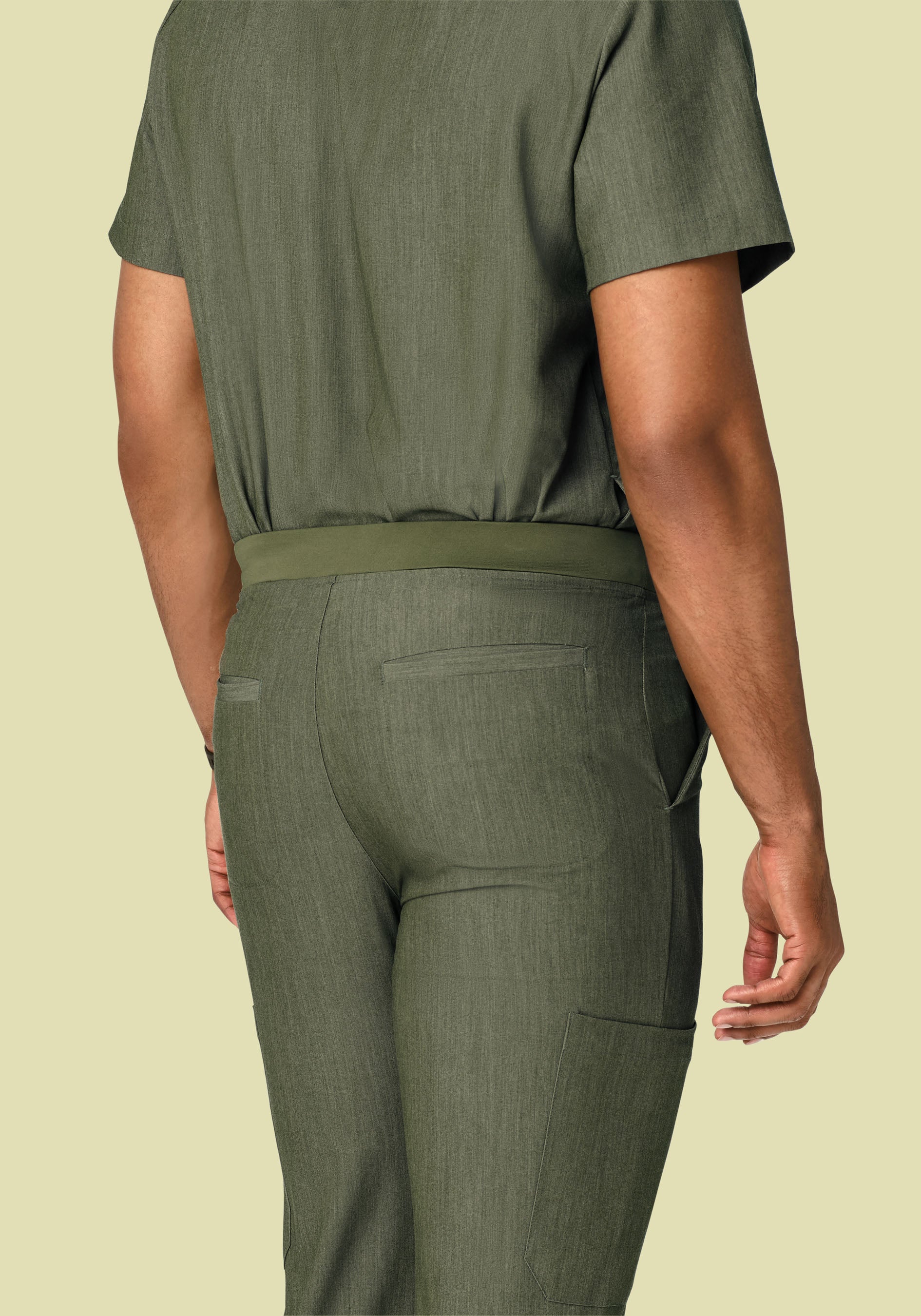 7 Pocket Joggers Heather Olive