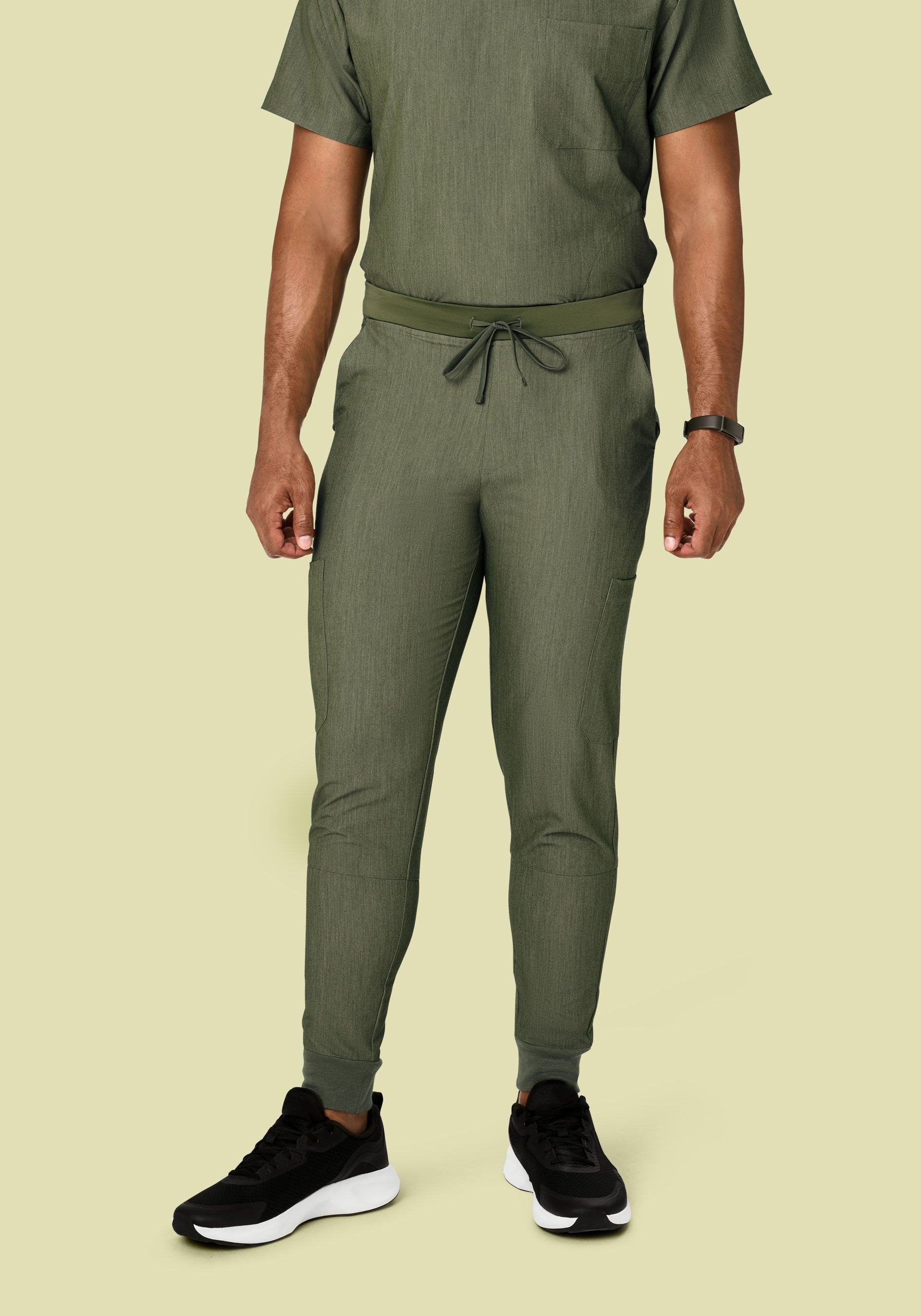 7 Pocket Joggers Heather Olive