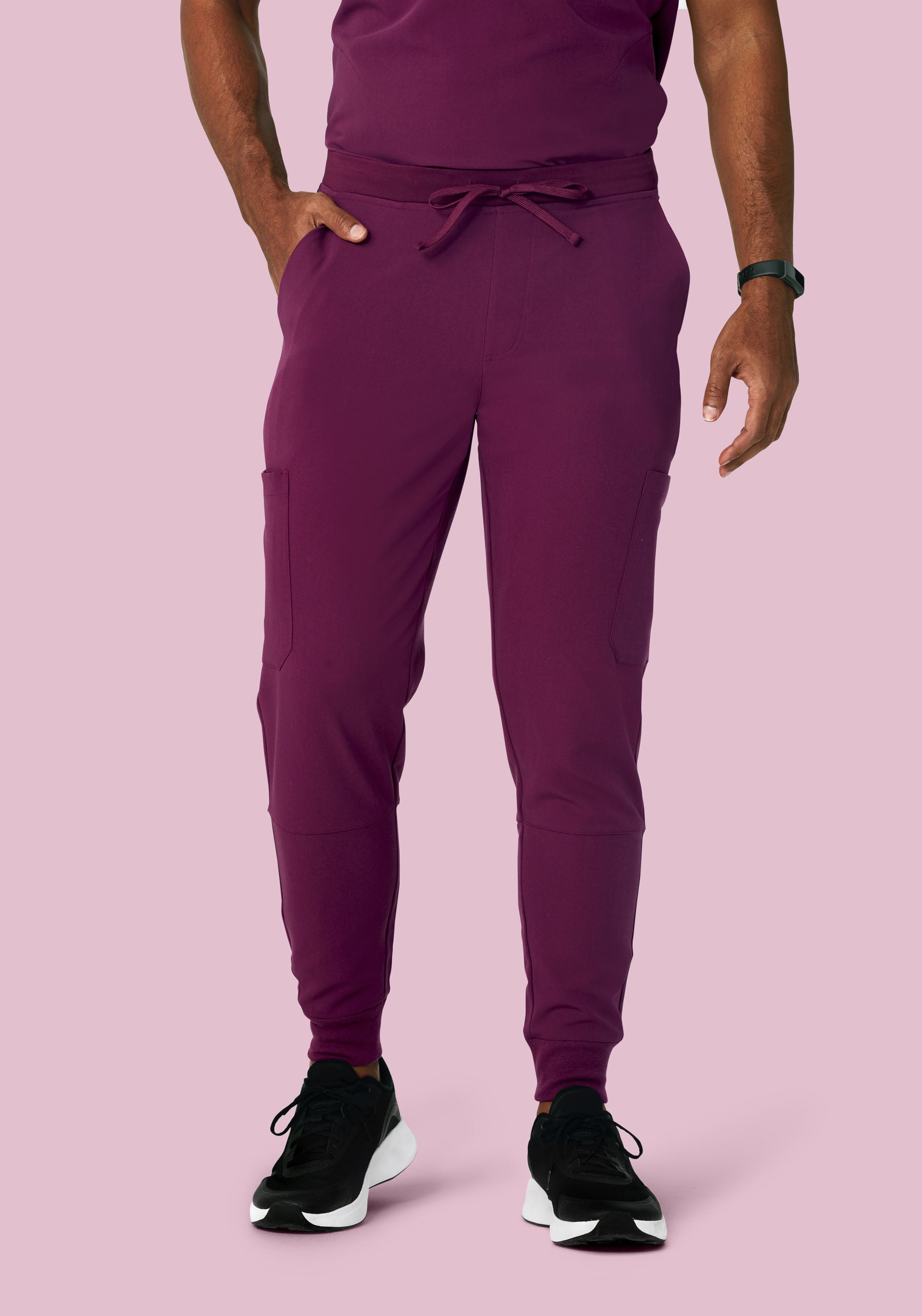 7 Pocket Joggers Plum