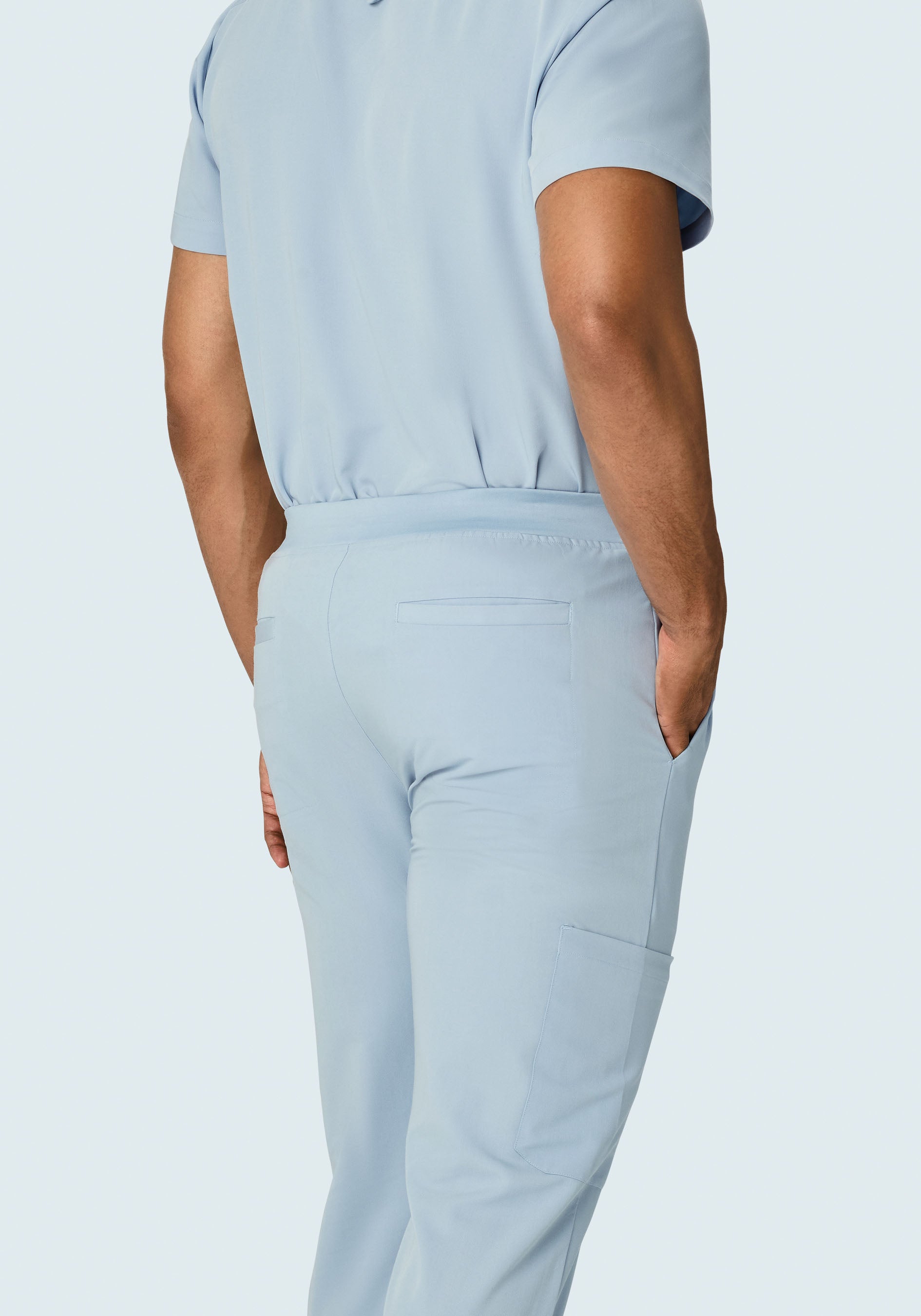 7 Pocket Joggers Powder Blue