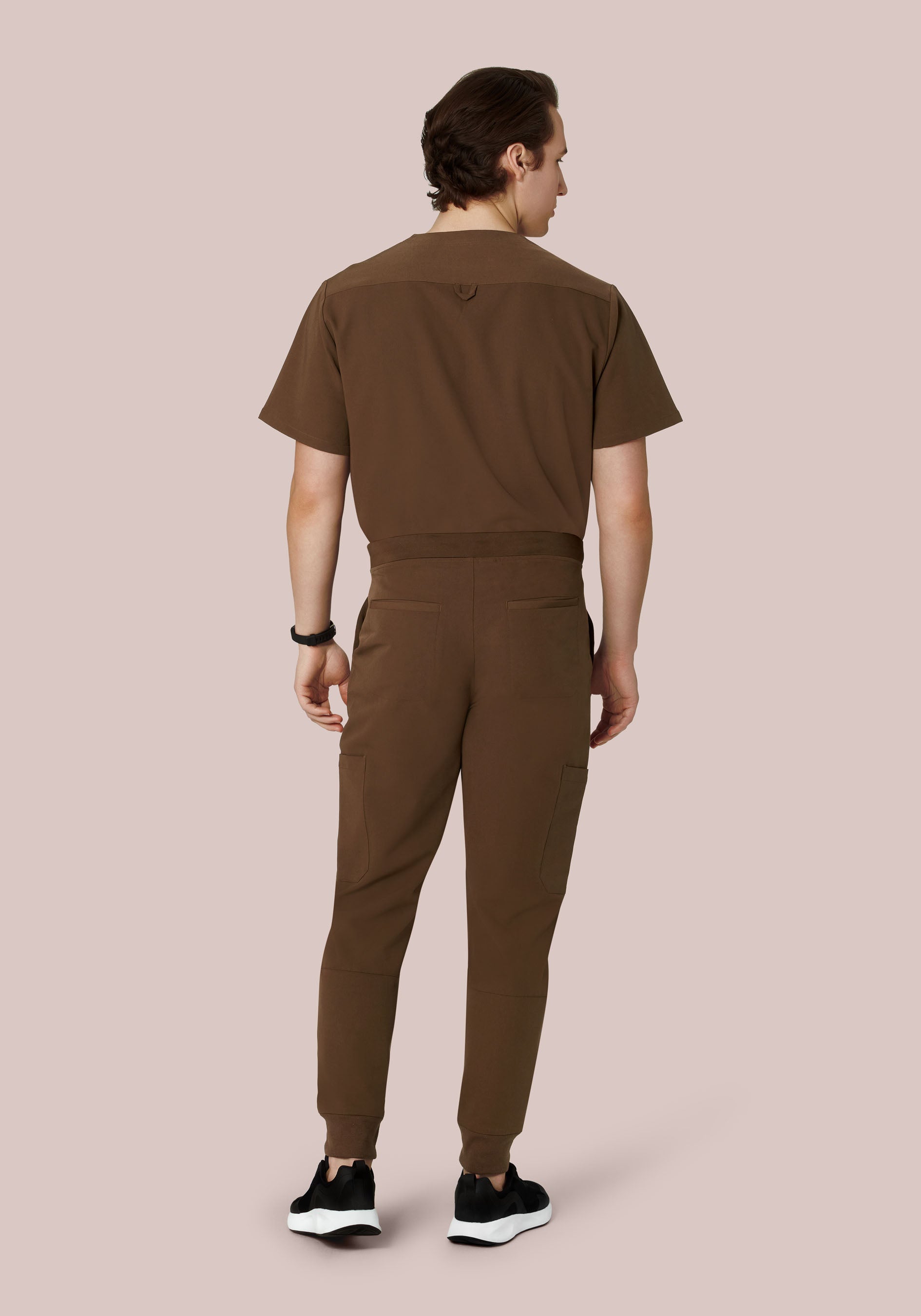 7 Pocket Joggers Chocolate Brown