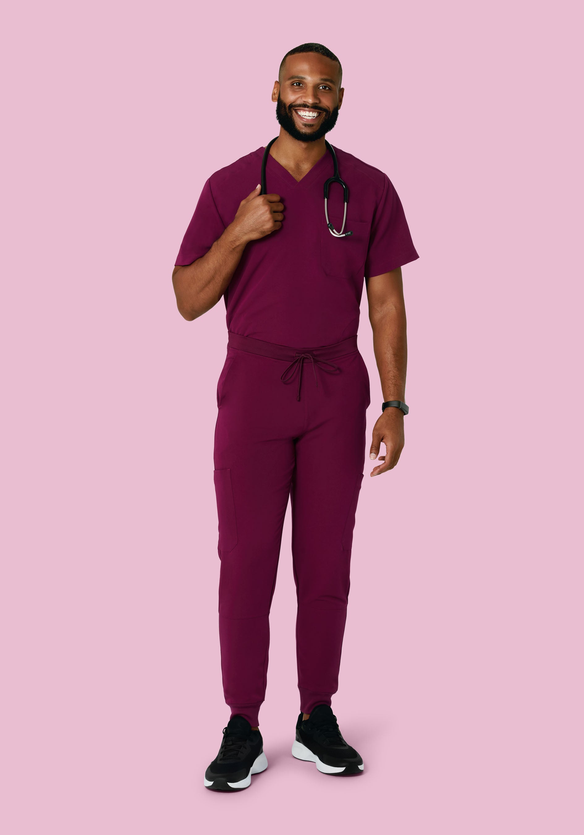 7 Pocket Joggers Sangria