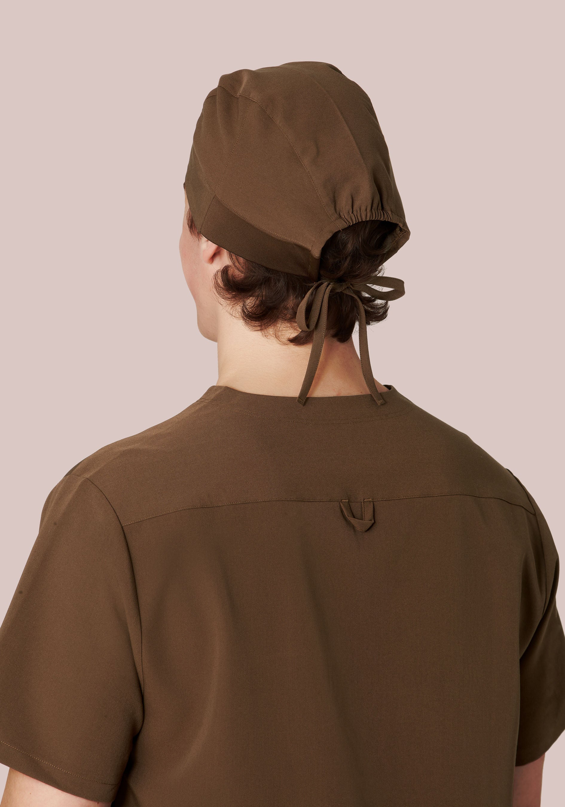 Contemporary Scrub Cap Chocolate Brown