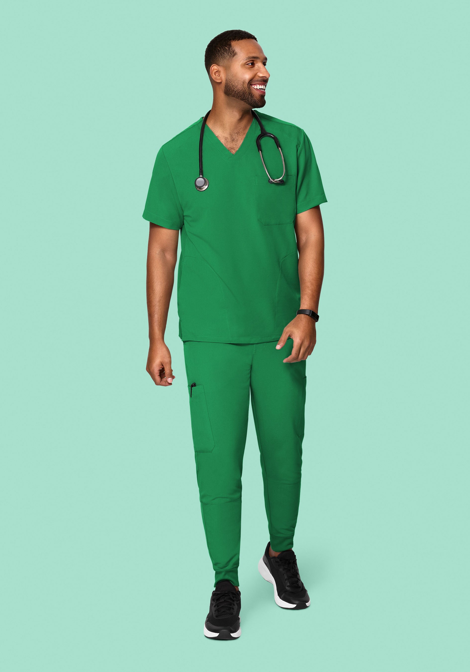 7 Pocket Joggers Emerald