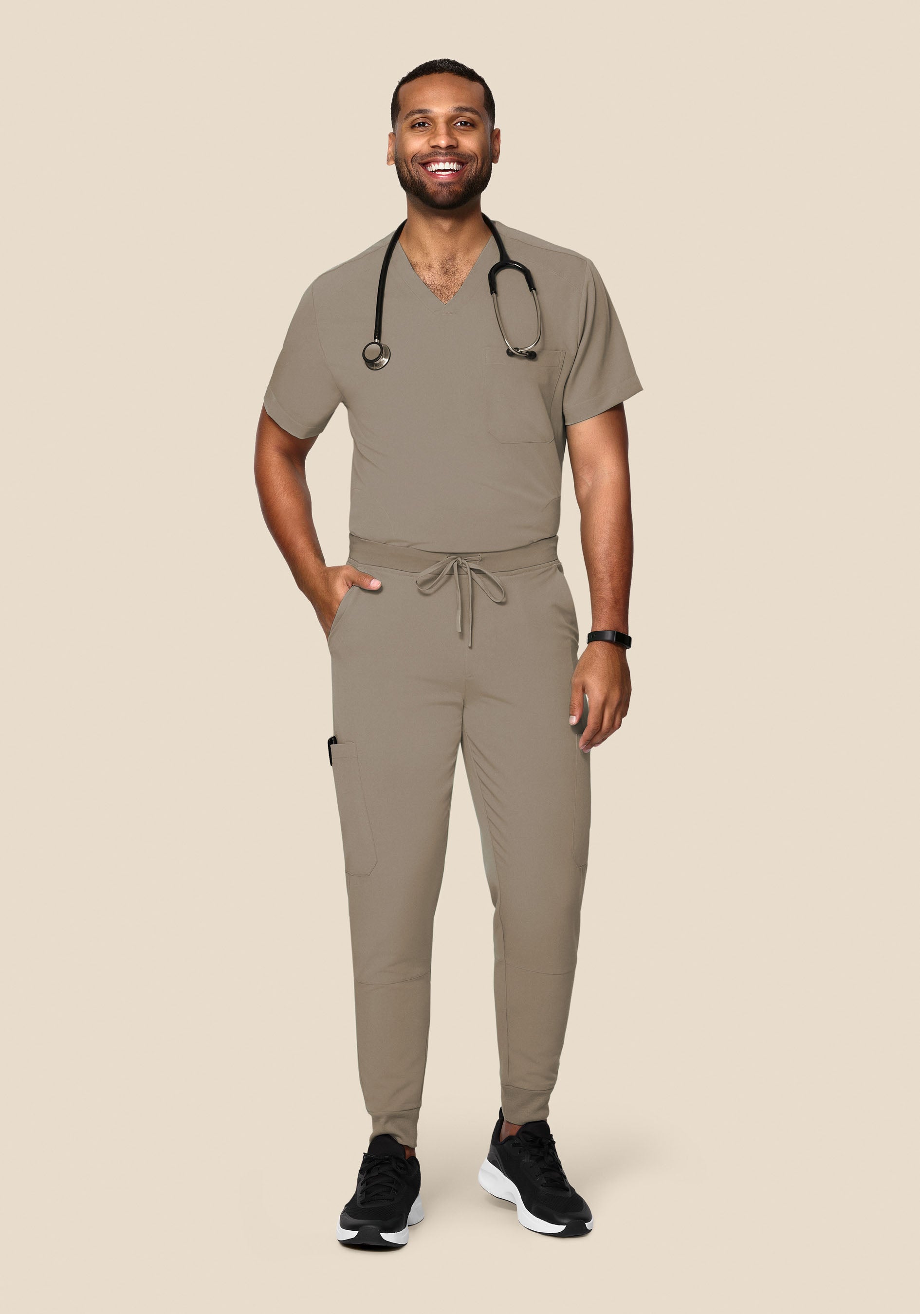 Three Pocket Top Macchiato