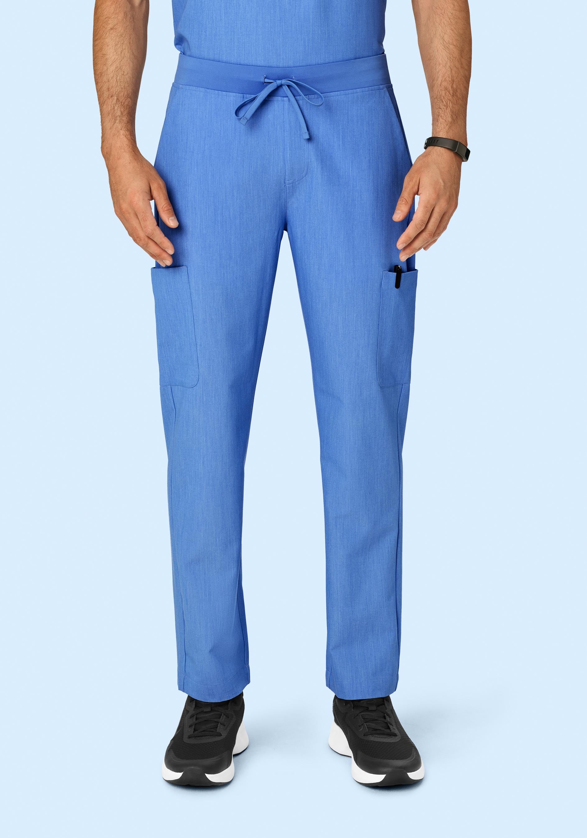 7 Pocket Cargos Heather Blue