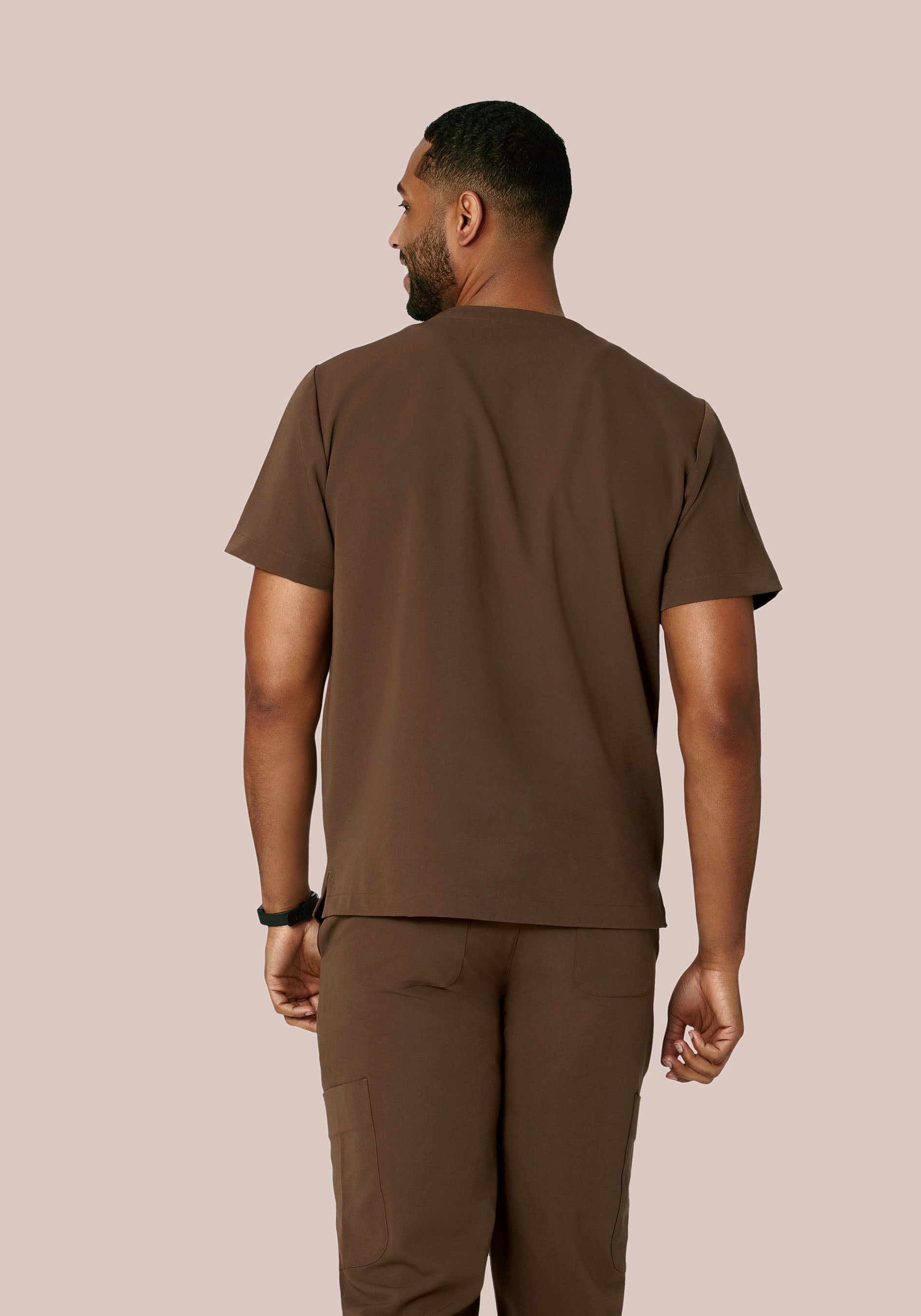 Two Pocket Top Chocolate Brown