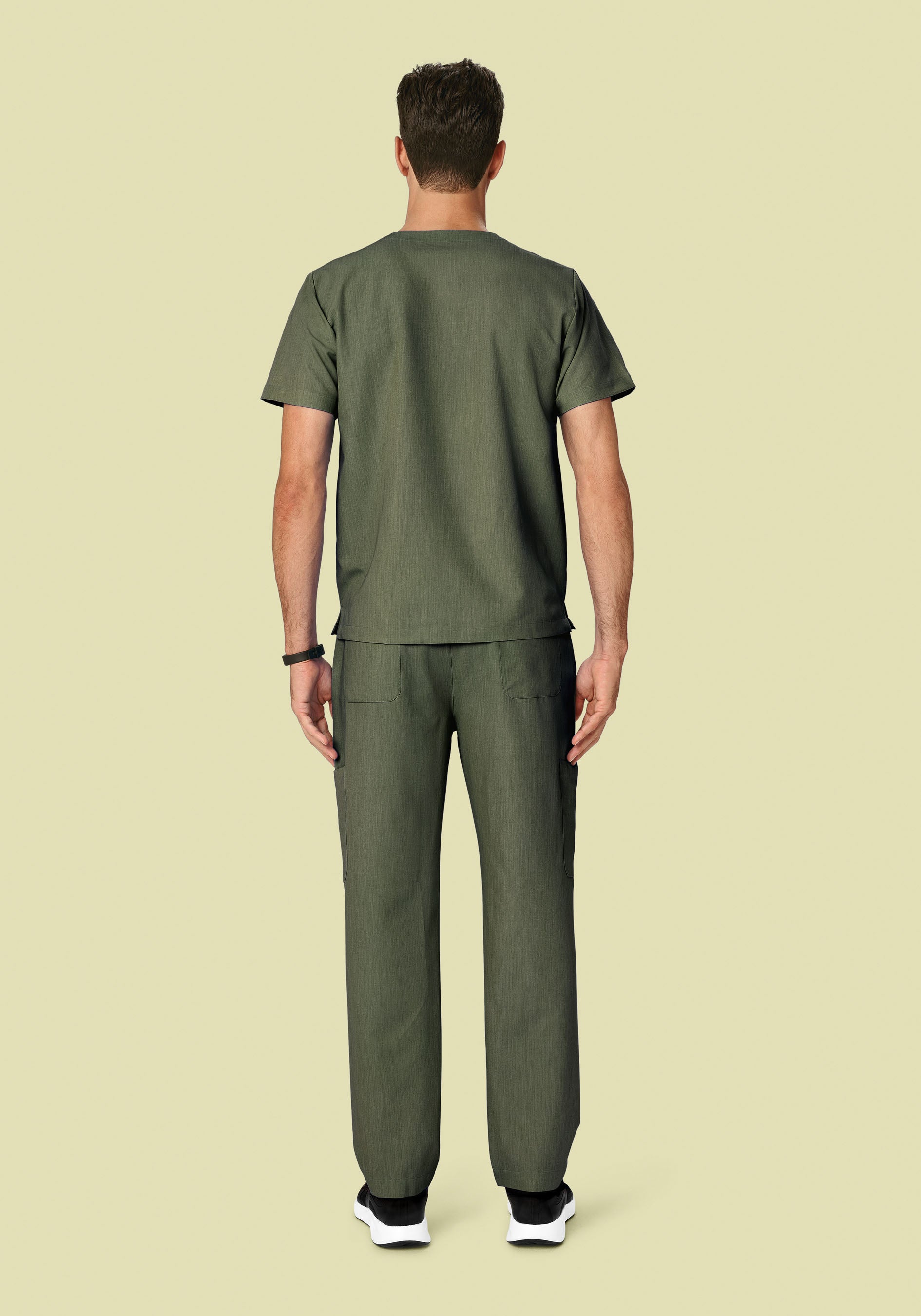 Two Pocket Top Heather Olive