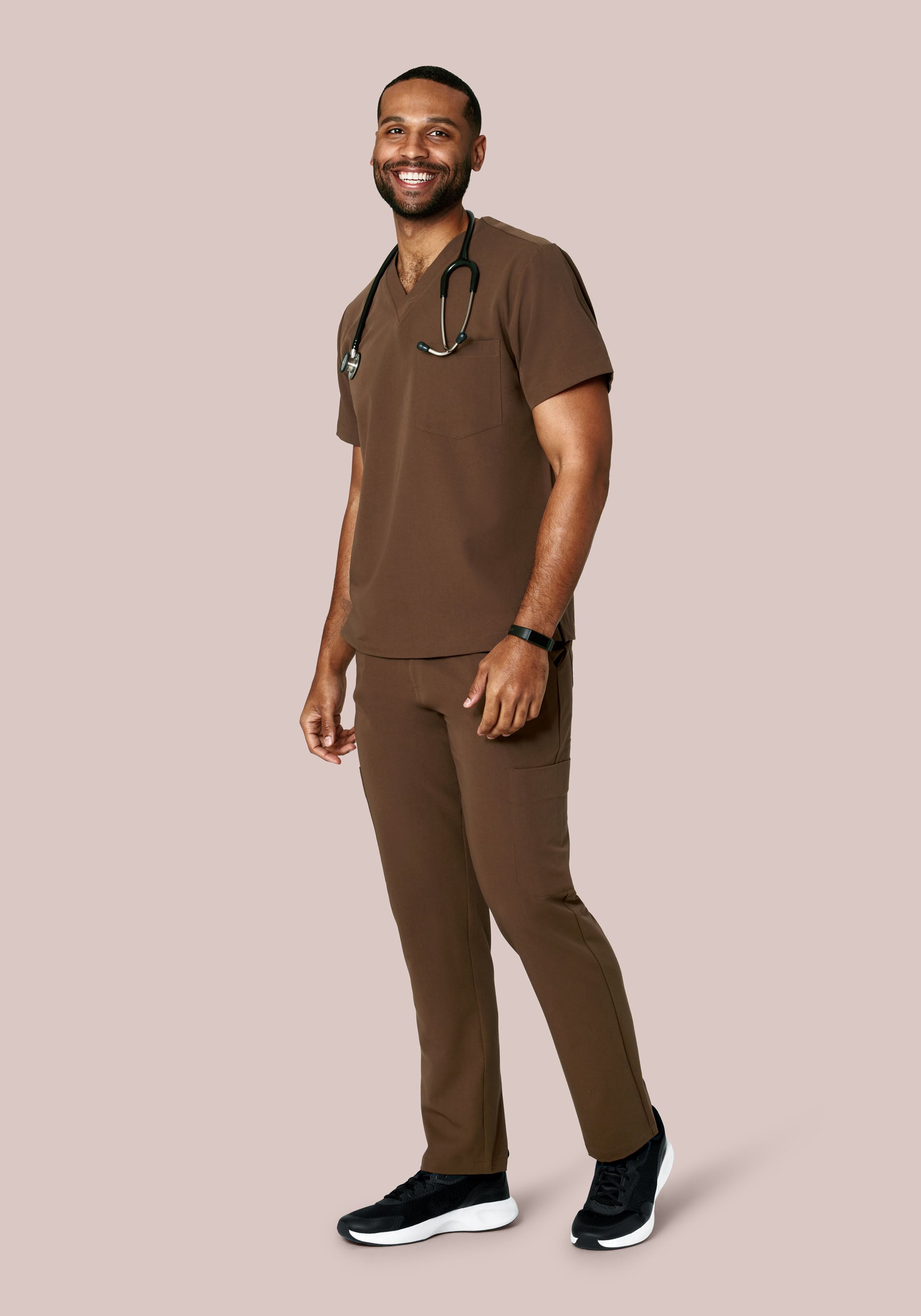 Two Pocket Top Chocolate Brown