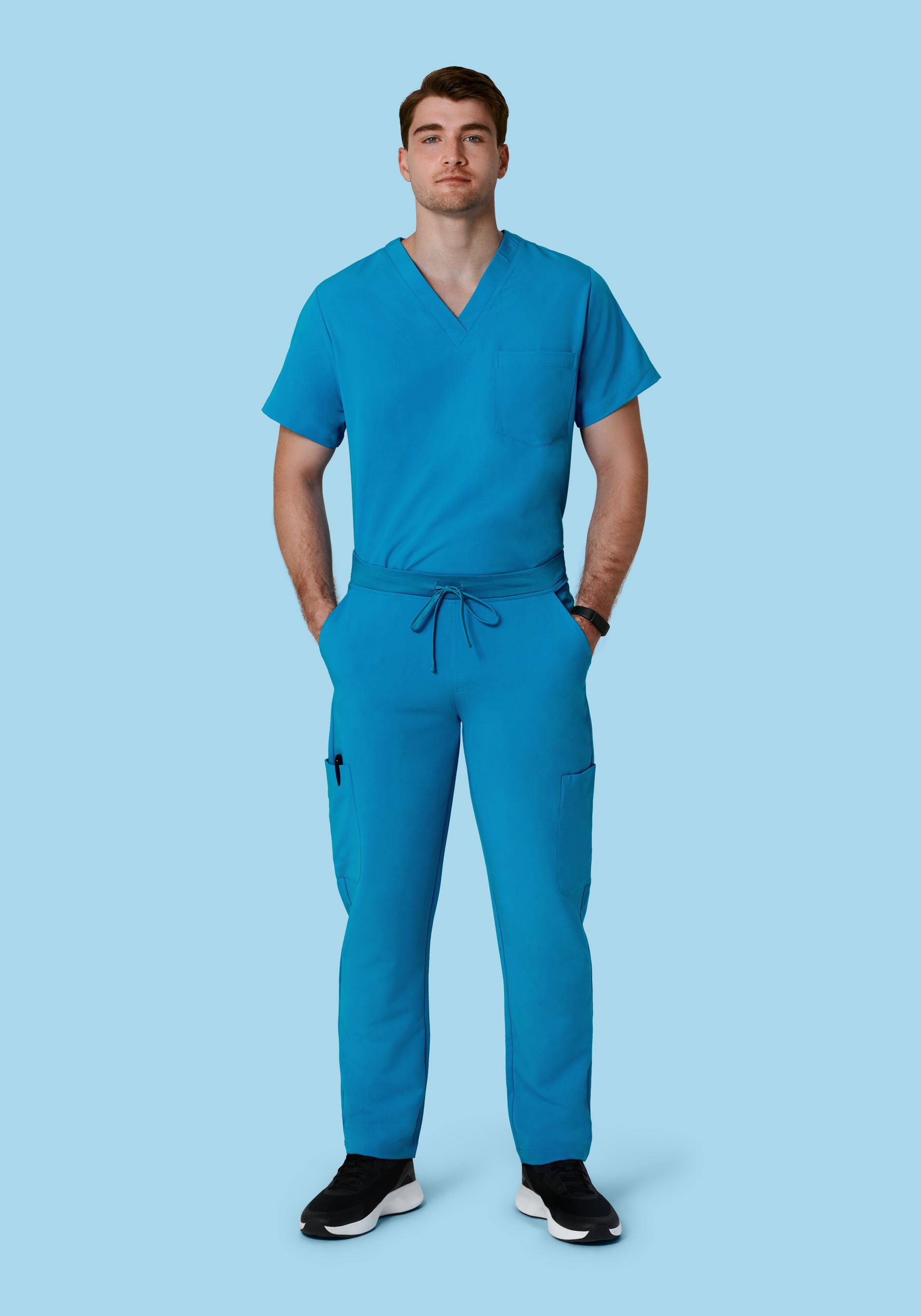 7 Pocket Cargos Electric Blue