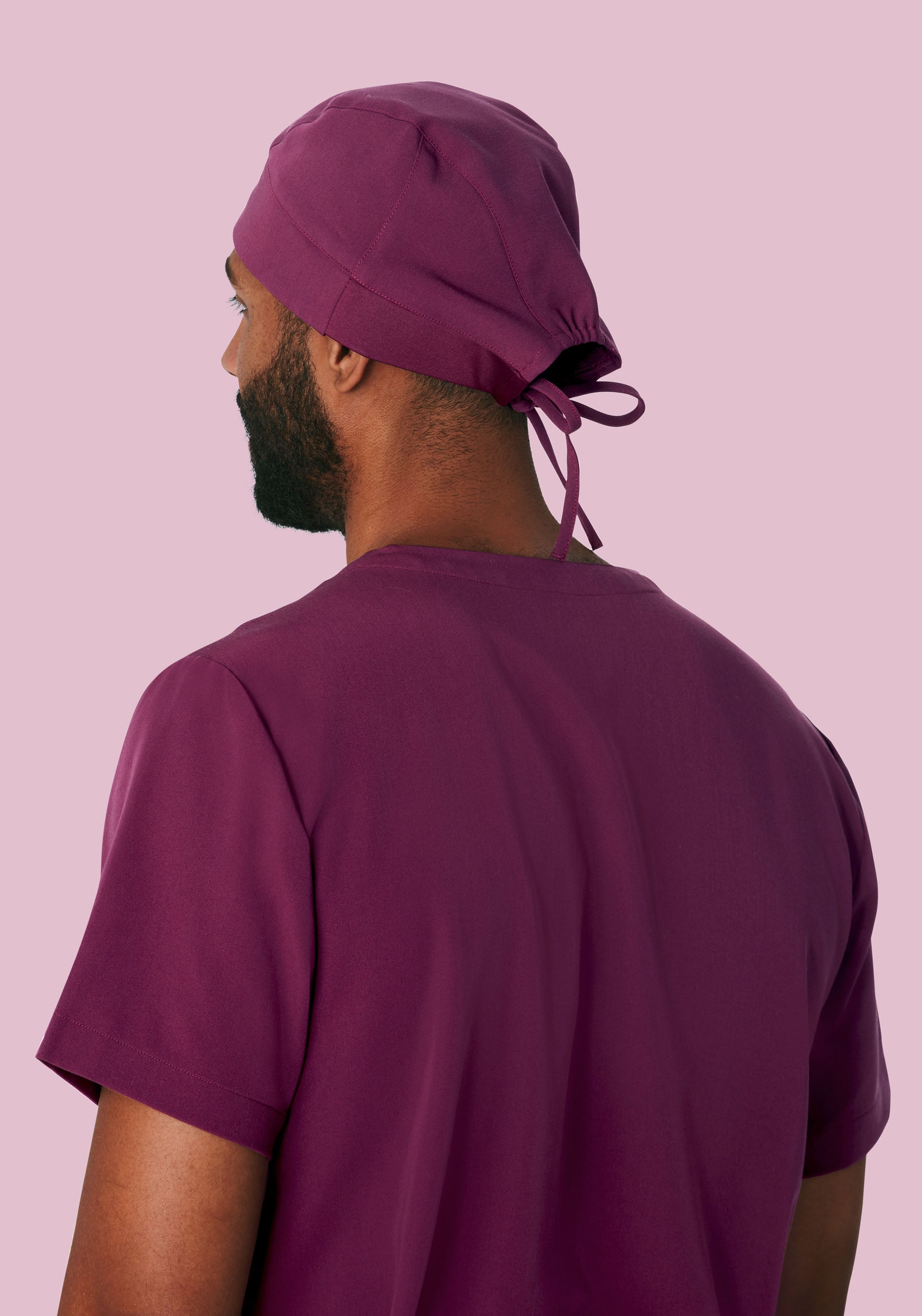 Contemporary Scrub Cap Plum